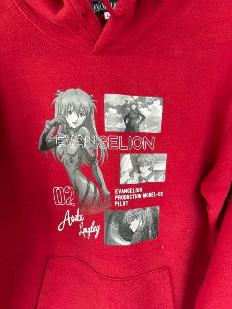 Cartoon Network Evangelion Japanese Anime Cartoon Hoodie Design Size US L / EU 52-54 / 3 - 10 Thumbnail