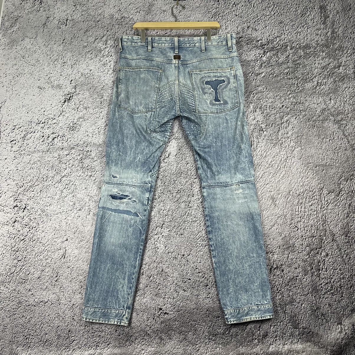 G-Star × Vintage G-Star Raw 5620 3d tappered reworked patchwork denim Jeans Size US 34 / EU 50 - 2 Thumbnail