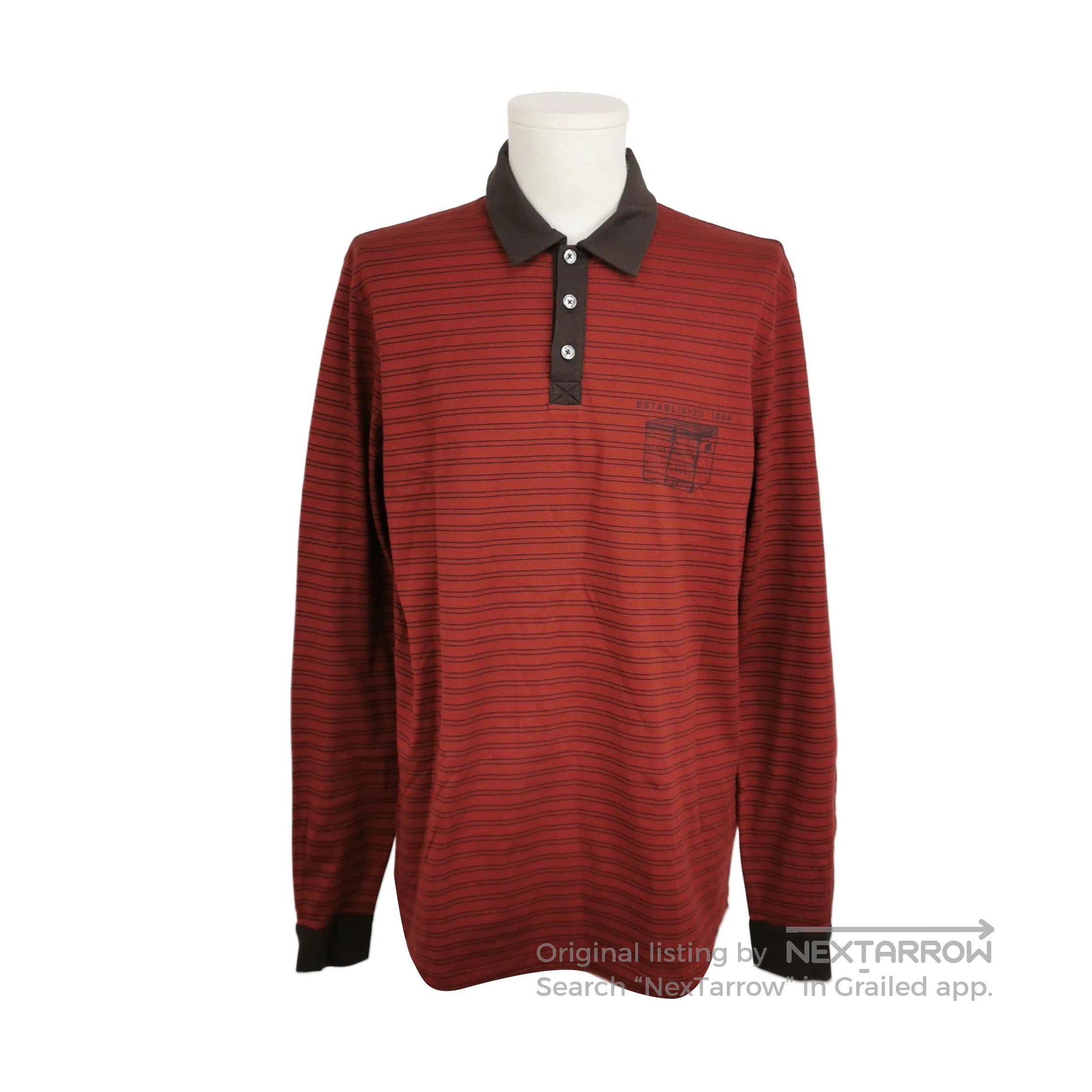 Louis Vuitton Louis Vuitton Striped Collar Cotton T. Size US XL / EU 56 / 4 - 1 Thumbnail