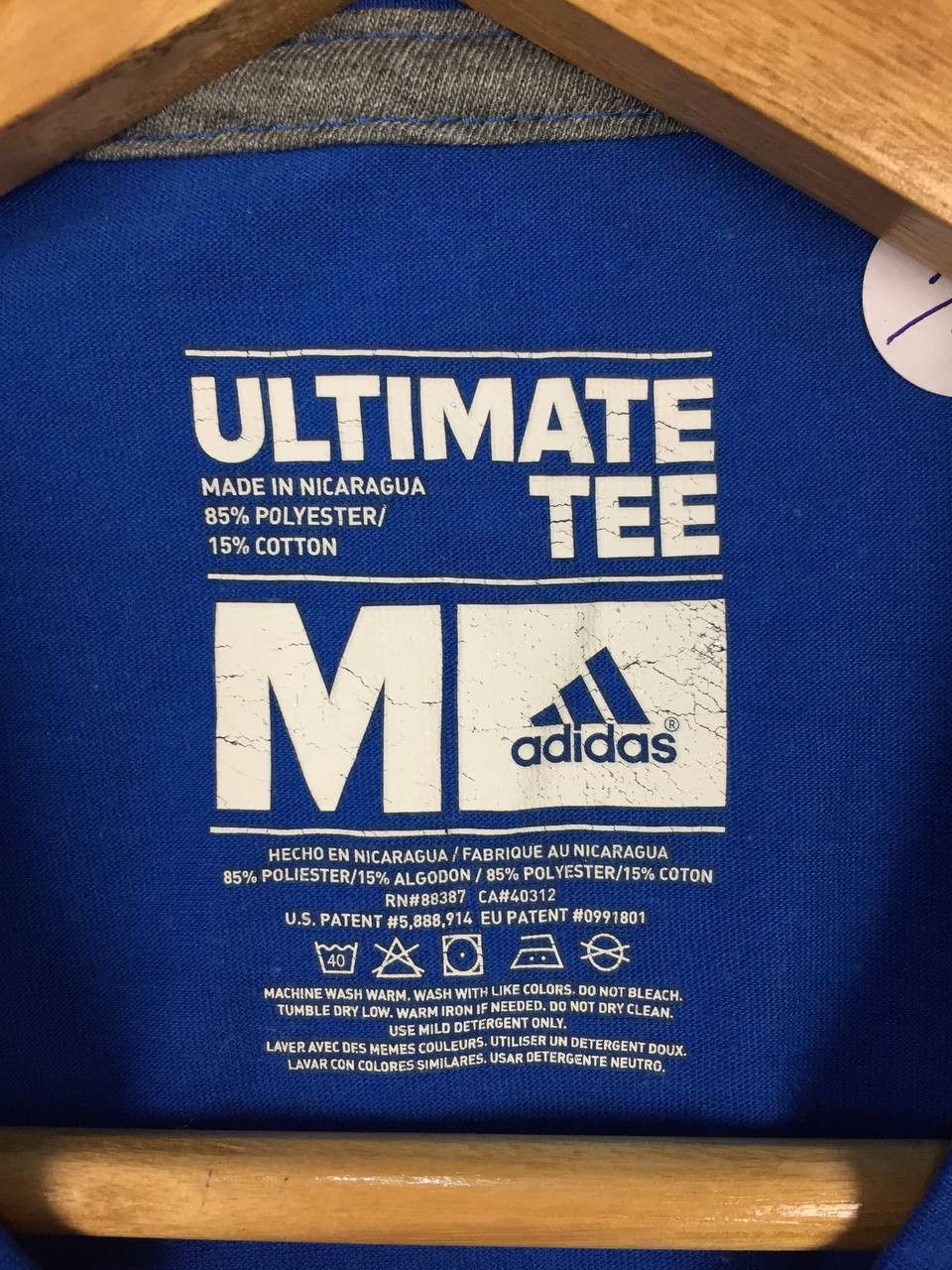 Adidas × Vintage Adidas Climalite Small Logo Ultimate Tee Size US M / EU 48-50 / 2 - 8 Thumbnail