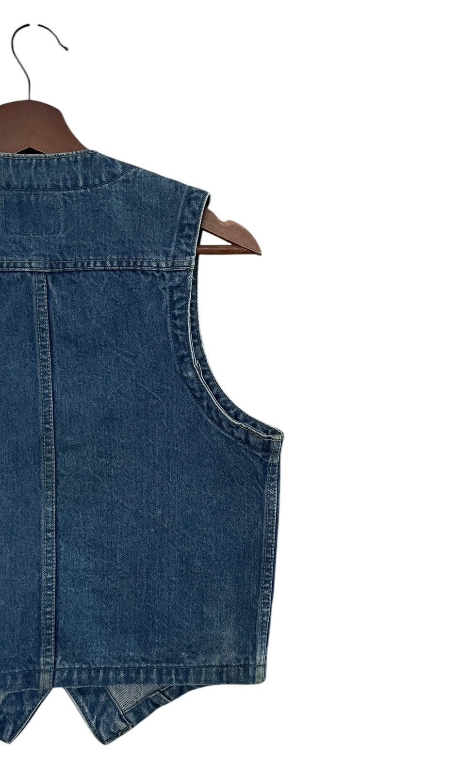 Big John × Vintage Vintage Brand Big John Denim Vest 1990s Size US M / EU 48-50 / 2 - 6 Thumbnail
