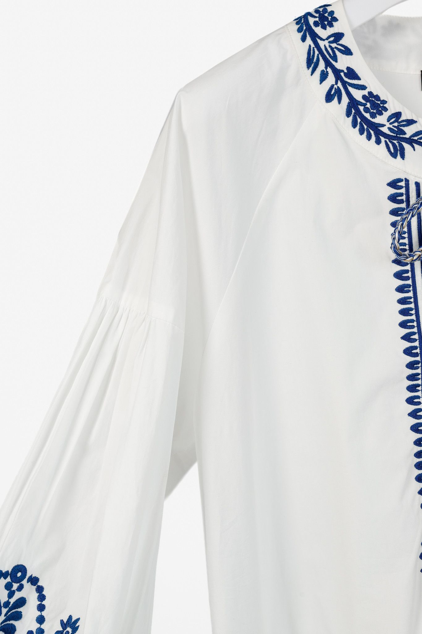 Weekend Max Mara Weekend Max Mara Dirce White Embroidered Cotton Poplin Dress Size M / US 6-8 / IT 42-44 - 6 Thumbnail
