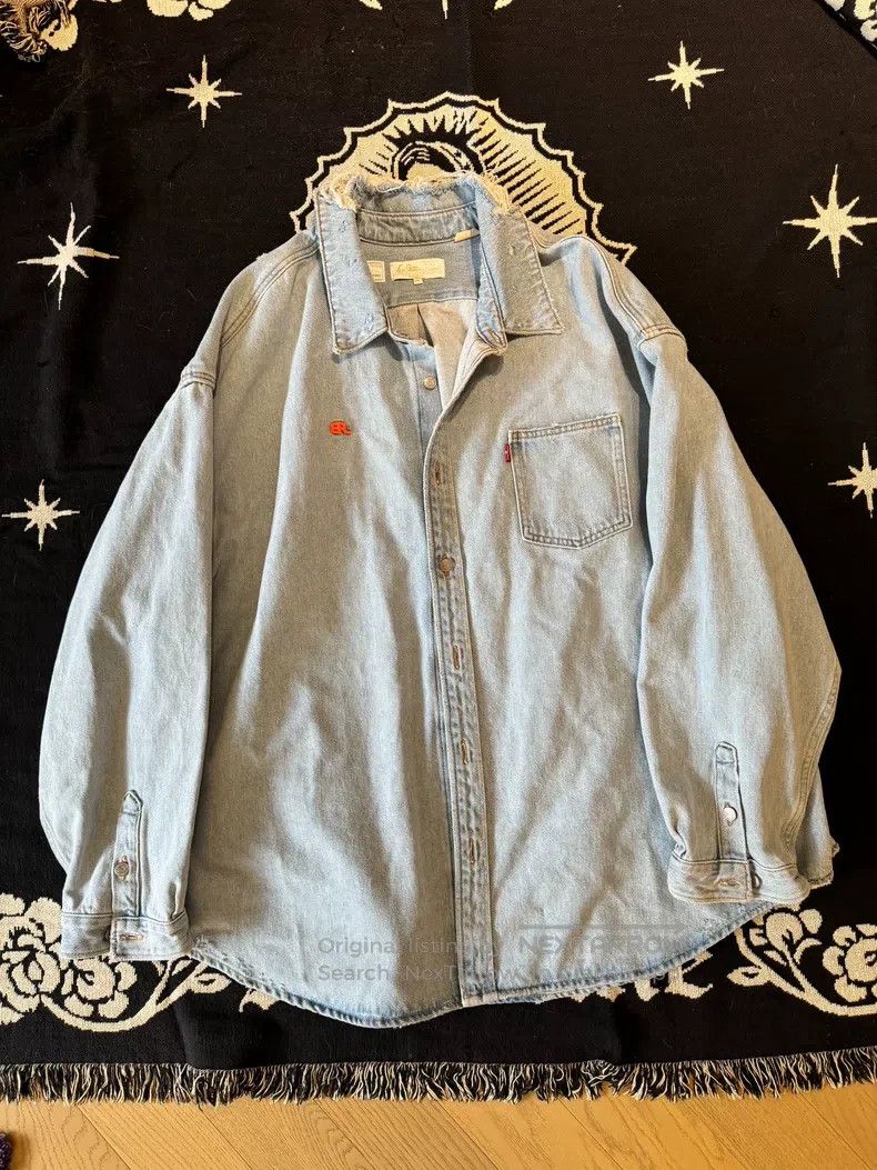 ERL ERL Levi's co-branded denim shirt Size US XXL / EU 58 / 5 - 1 Thumbnail