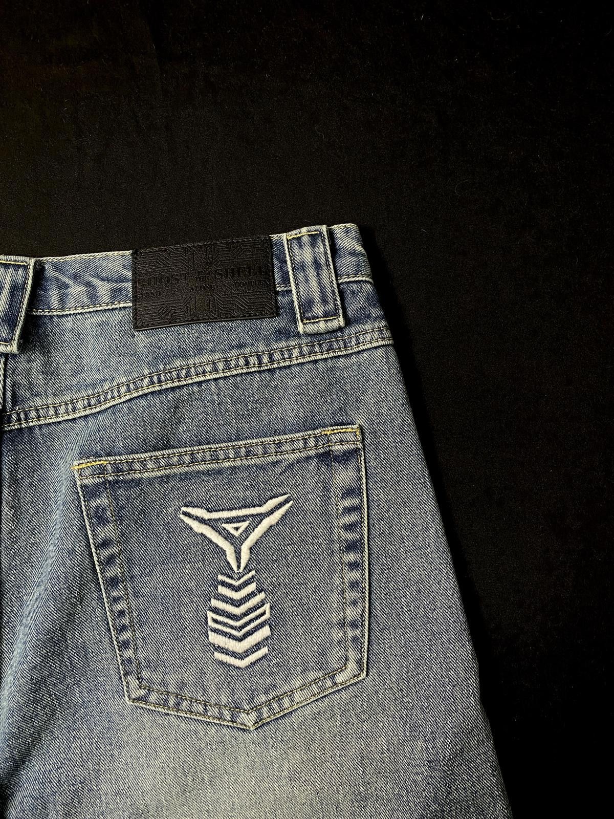 Japanese Brand Rare Whoosis × Ghost in the Shell Graphic Jeans Shorts M Size US 32 / EU 48 - 6 Thumbnail