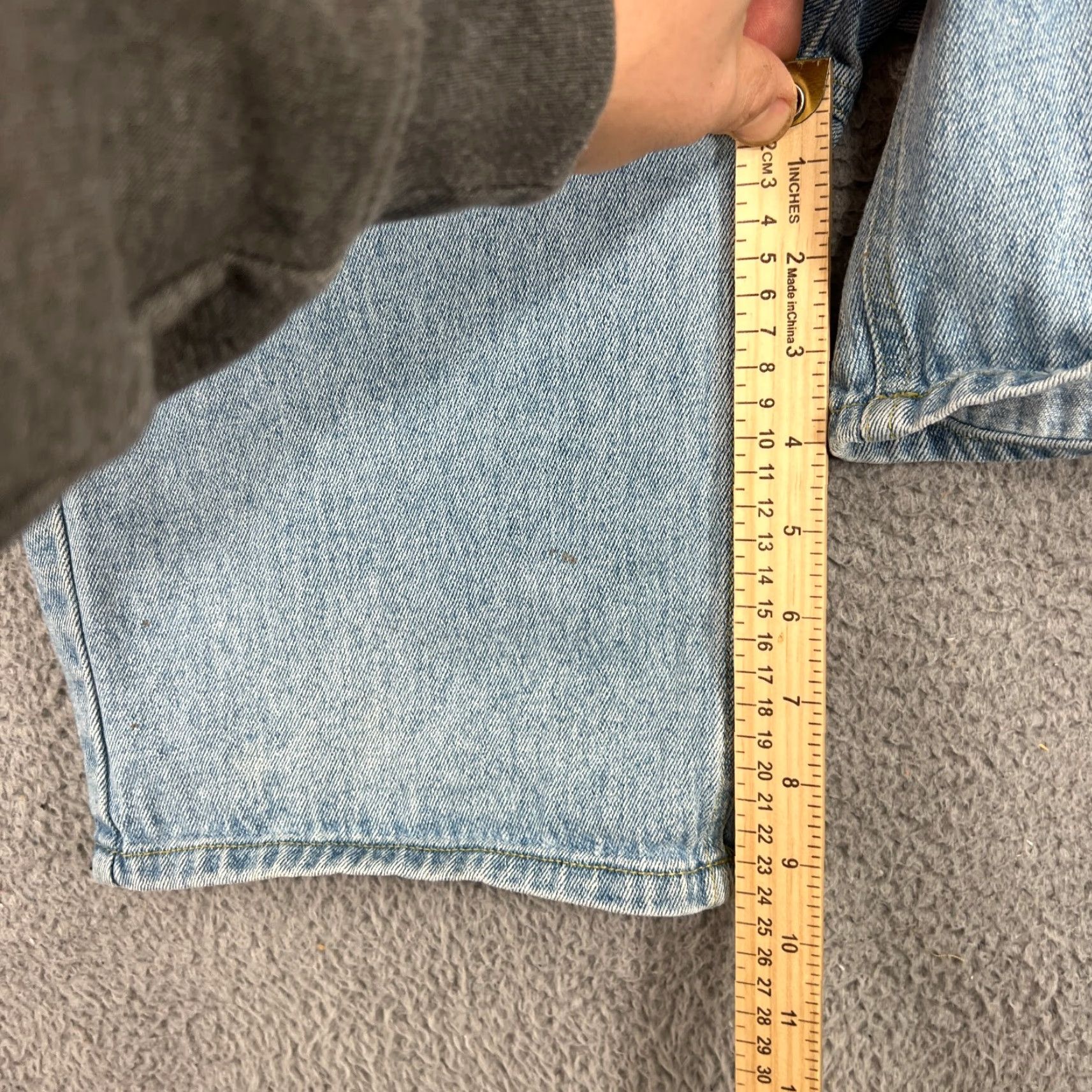 Bugle Boy VINTAGE Bugle Boy Jeans Bermuda Shorts 25" Light Blue Denim Casual Mens 90s Vintage Size US 26 / EU 42 - 6 Thumbnail