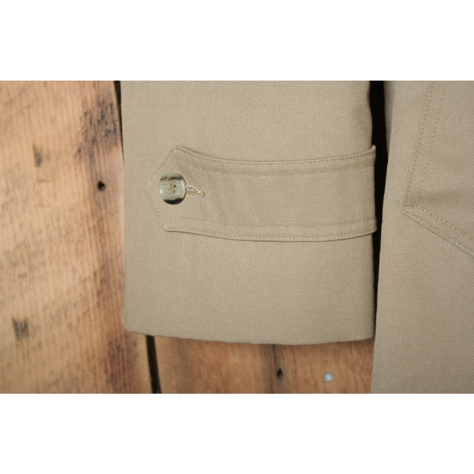 Vintage VINTAGE Prange's Beige Belted Trench Coat Overcoat Mens Sz. 40L Long Double Breasted Fur Liner Size US XXS / EU 40 - 5 Thumbnail