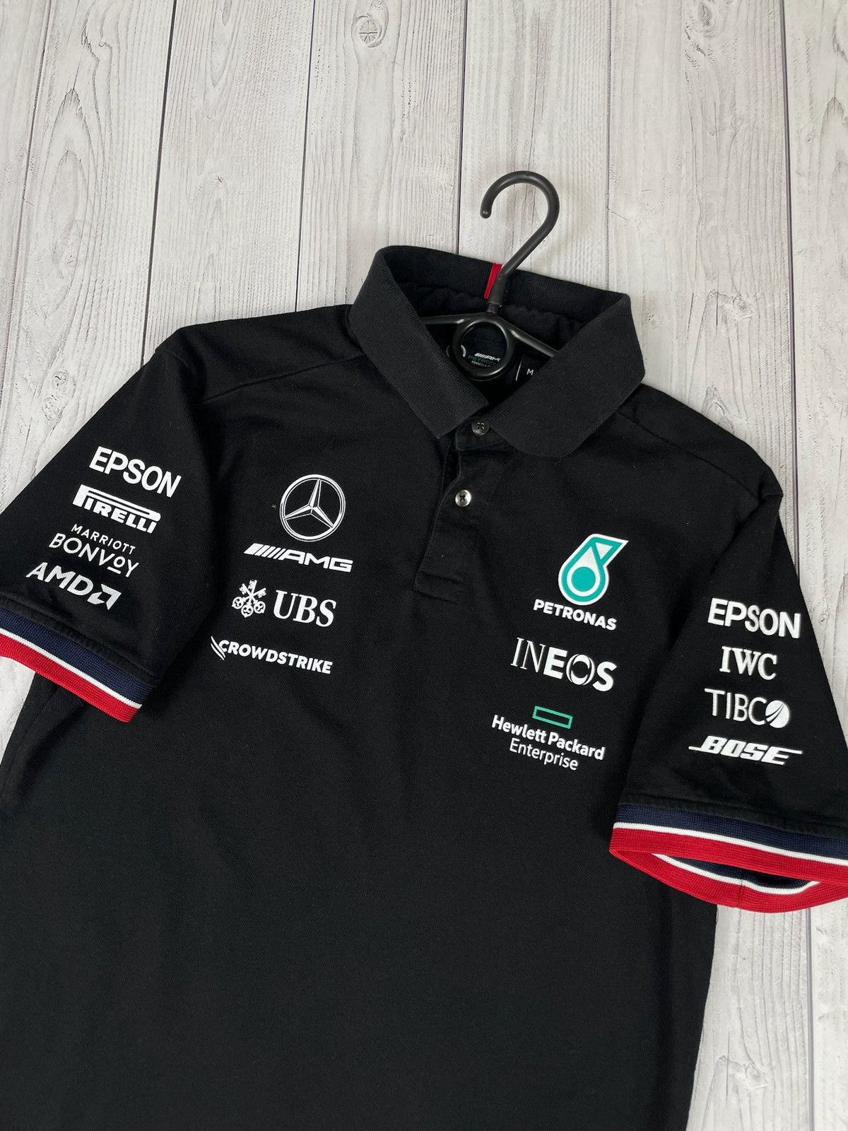 Vintage Mercedes AMG Petronas racing polo size M tommy hilfiger Size US M / EU 48-50 / 2 - 3 Thumbnail