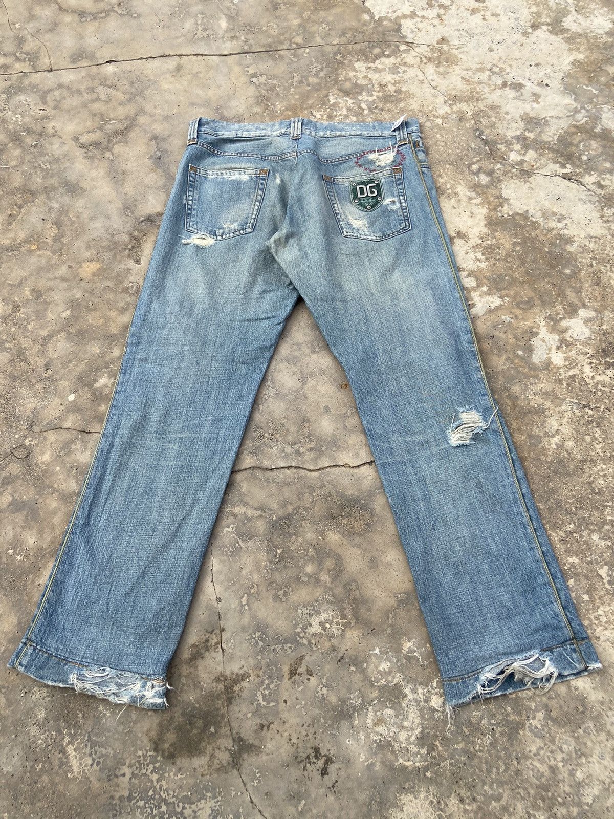 Dolce & Gabbana VINTAGE DOLCE & GABBANA DISTRESSED PANT Size US 32 / EU 48 - 2 Thumbnail