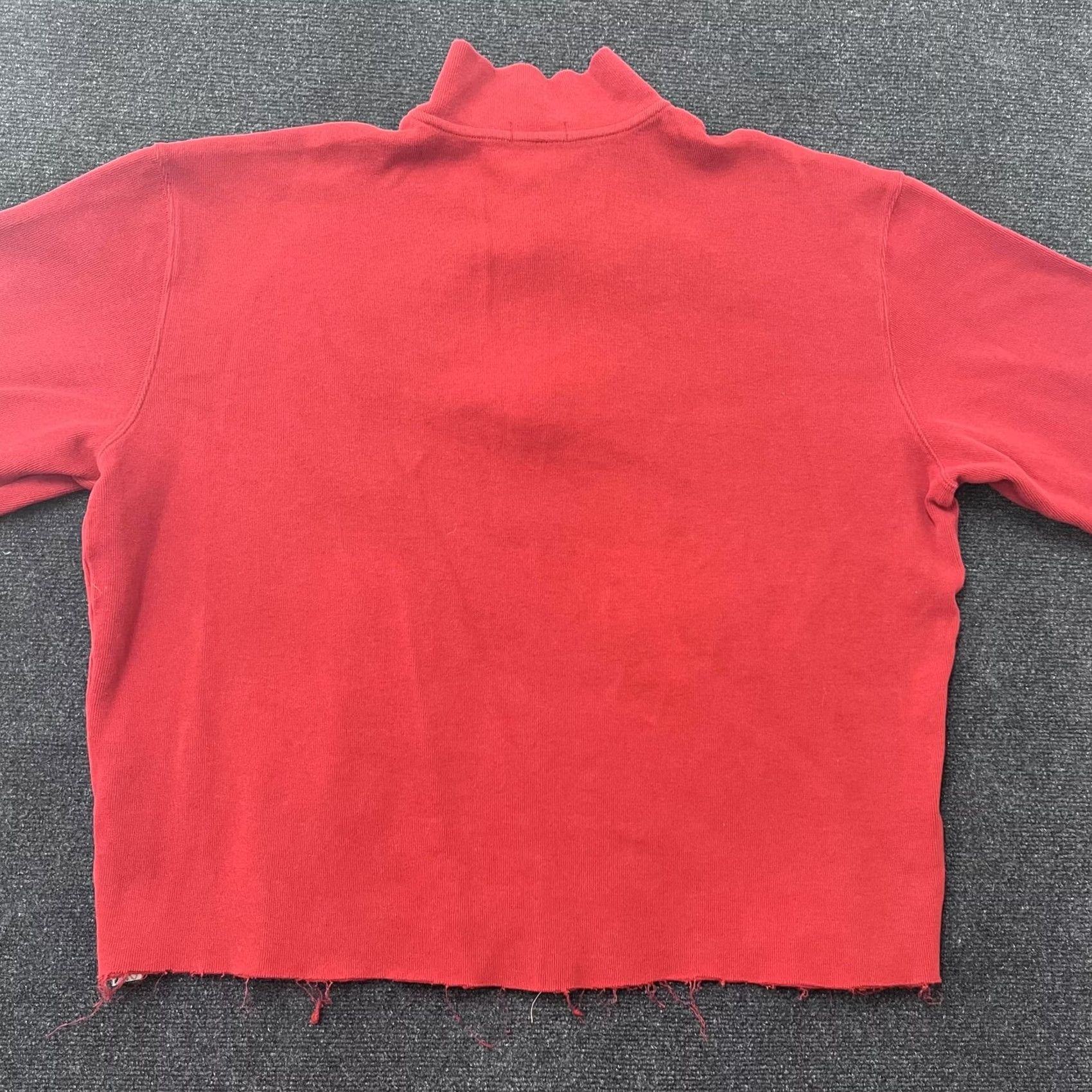 Polo Ralph Lauren VINTAGE Polo Ralph Lauren Sweater Mens 2XLT Red Half Zip Mock Neck Pony Logo Pullover Size US XXL / EU 58 / 5 - 3 Thumbnail