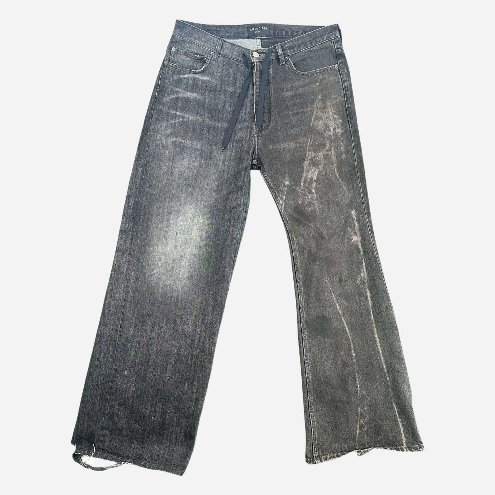 Balenciaga 2024 Fifty Fifty Hybrid Jeans S