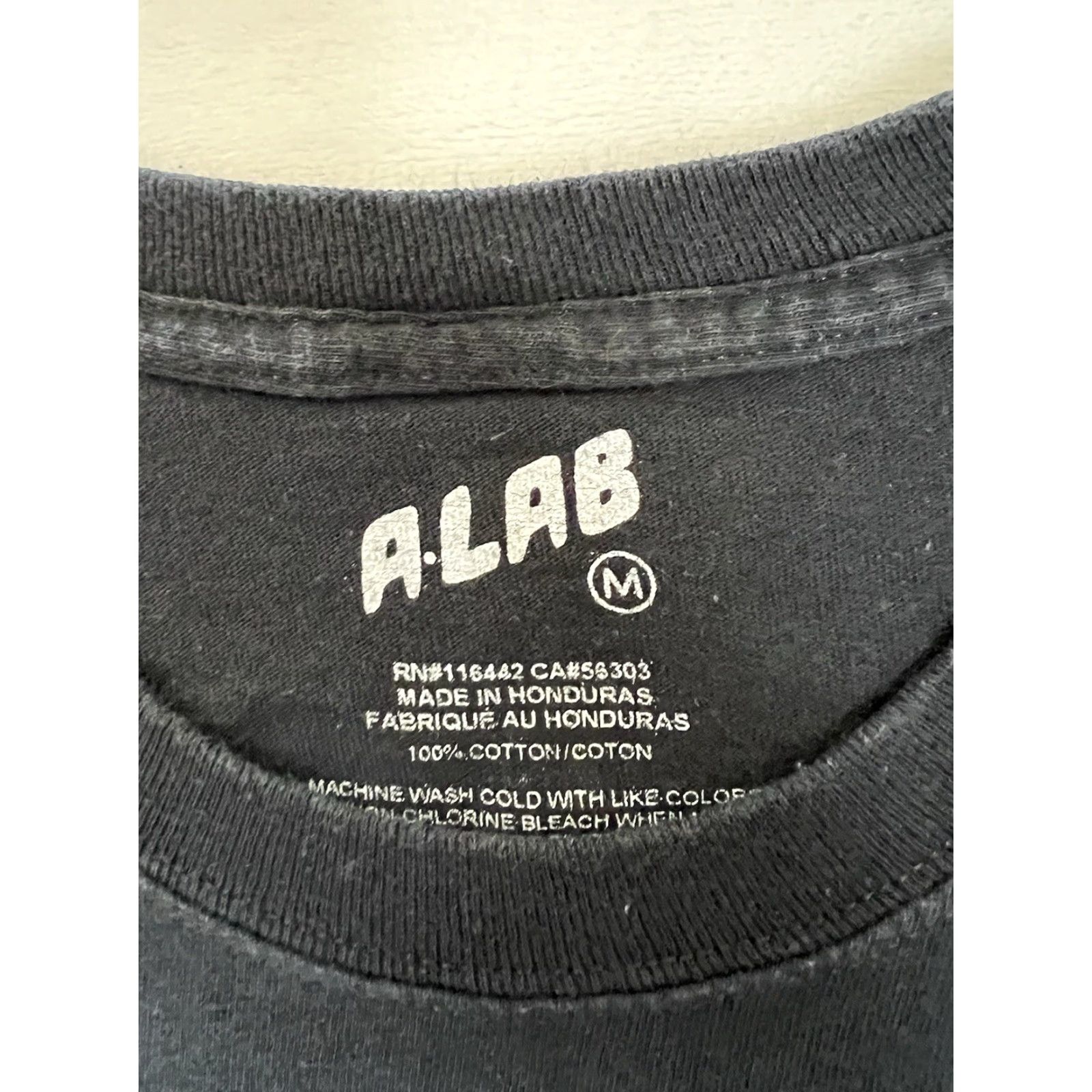 Vintage A-Lab T-Shirt Black Medium “Get Lost In Space” Graphic Tee Men 90s Space Size US M / EU 48-50 / 2 - 4 Thumbnail