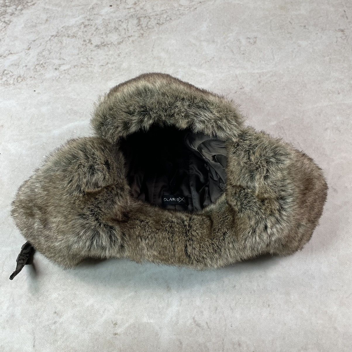 If Six Was Nine Y2K Fur Faux Fuzzy Trapper Mohair Brown Leopard Ushanka Hat Size ONE SIZE - 6 Thumbnail