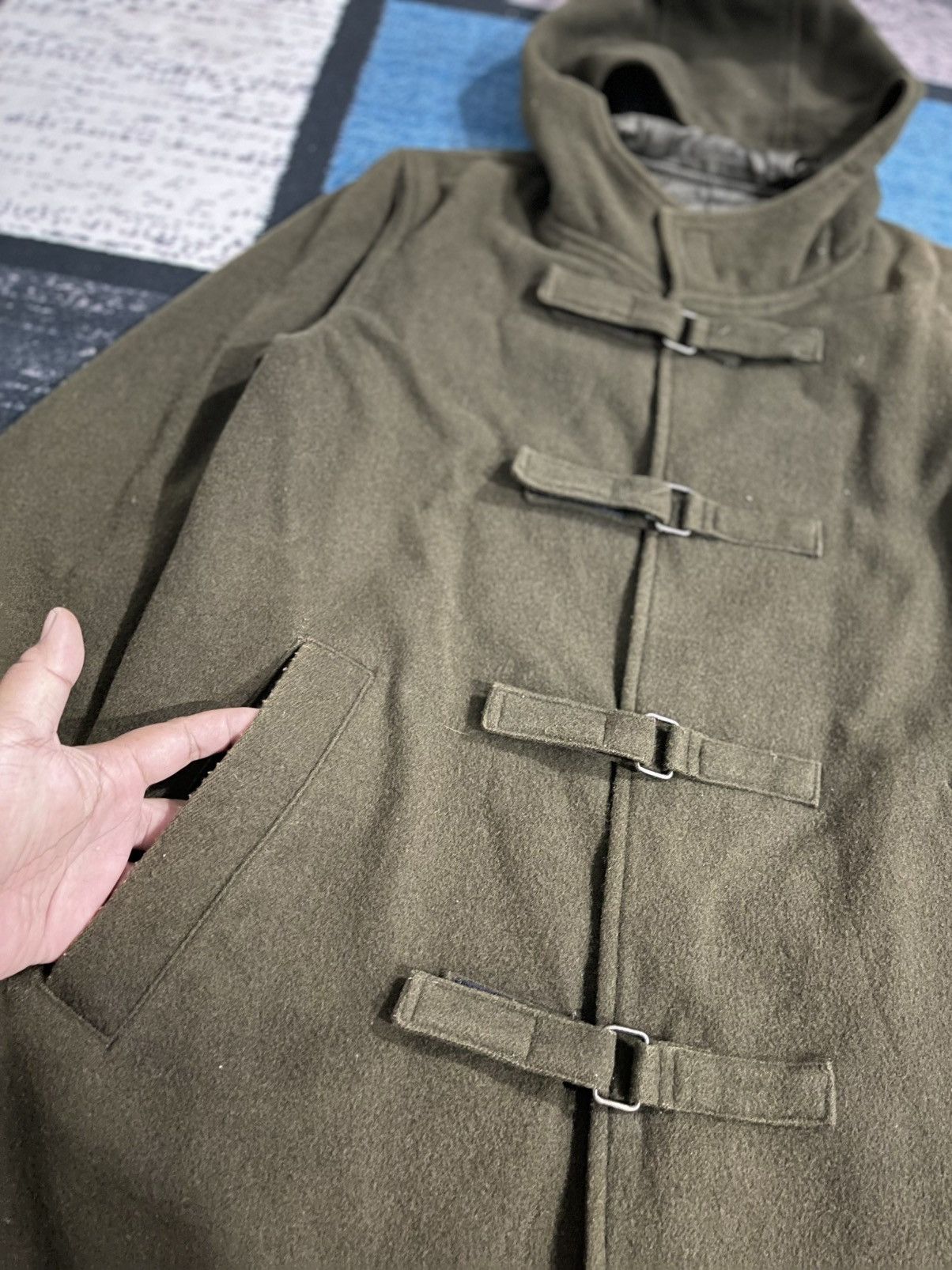 Tornado Mart Vintage Tornado Mart Japan Wool Hoodie Jacket Size US L / EU 52-54 / 3 - 7 Thumbnail