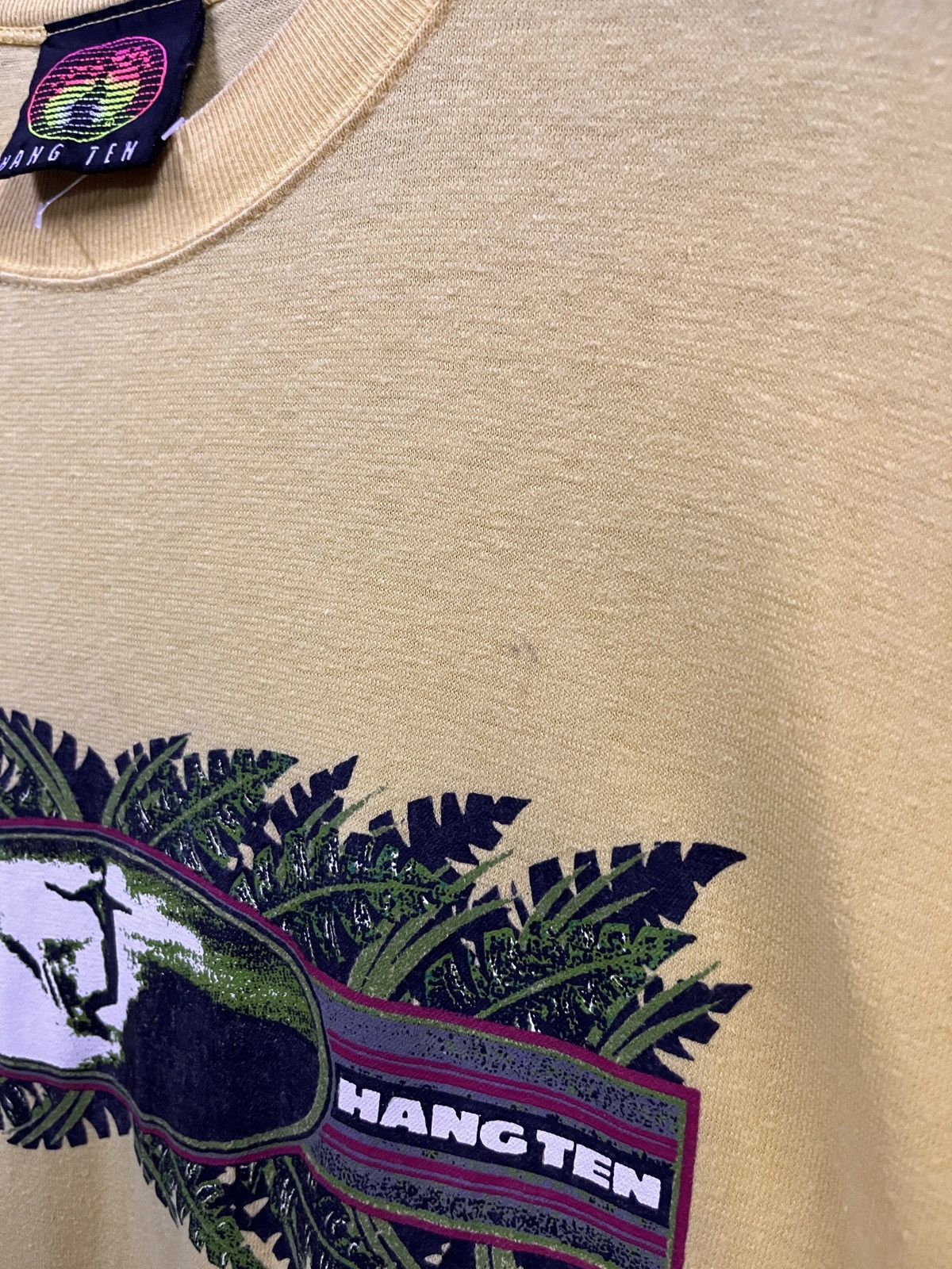 Hang Ten VINTAGE 90s HANG TEN SURFING TSHIRT Size US L / EU 52-54 / 3 - 5 Thumbnail