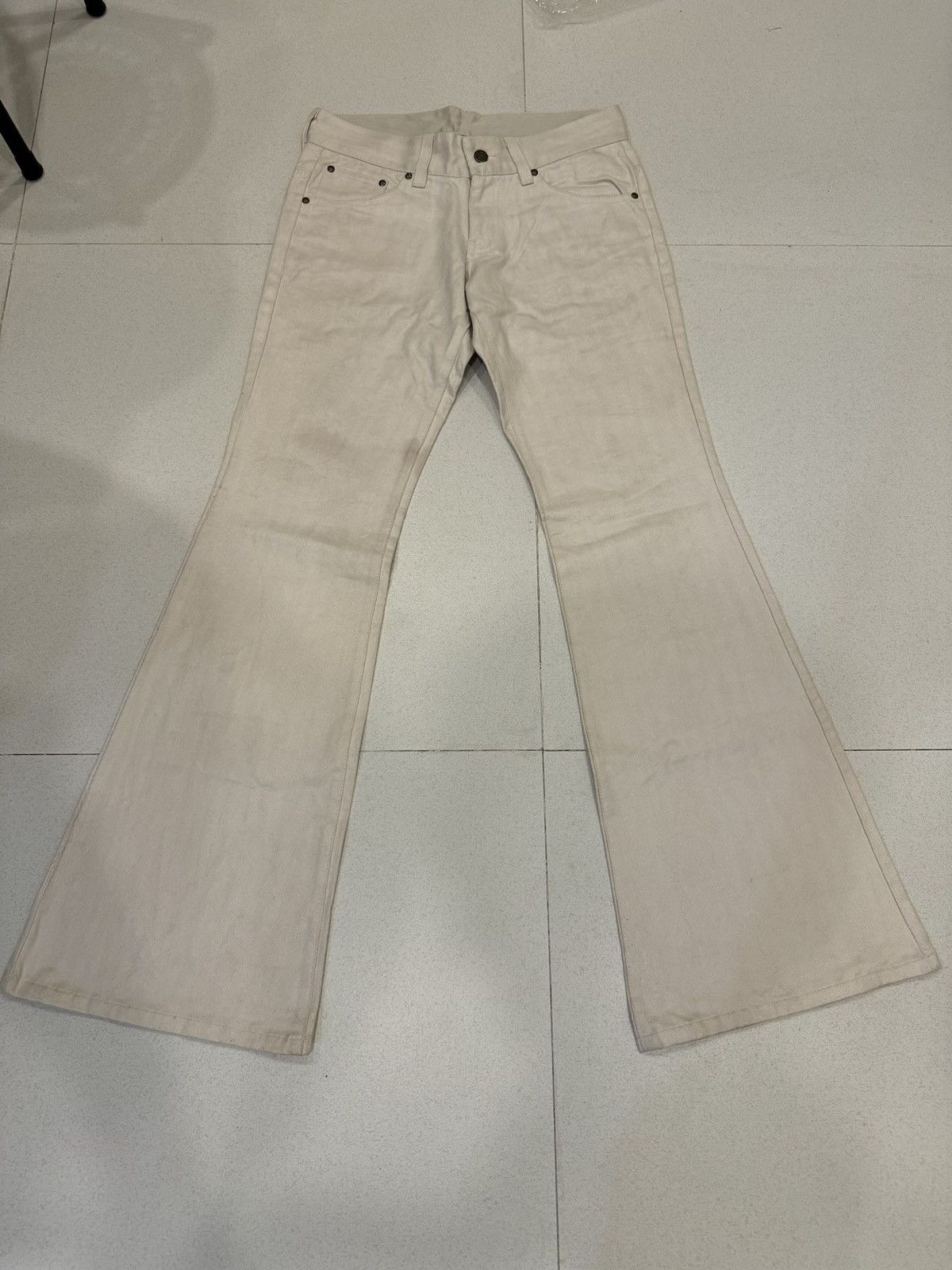 Tornado Mart Snakeskin Flare / Bootcut Pants Size US 30 / EU 46 - 1 Thumbnail