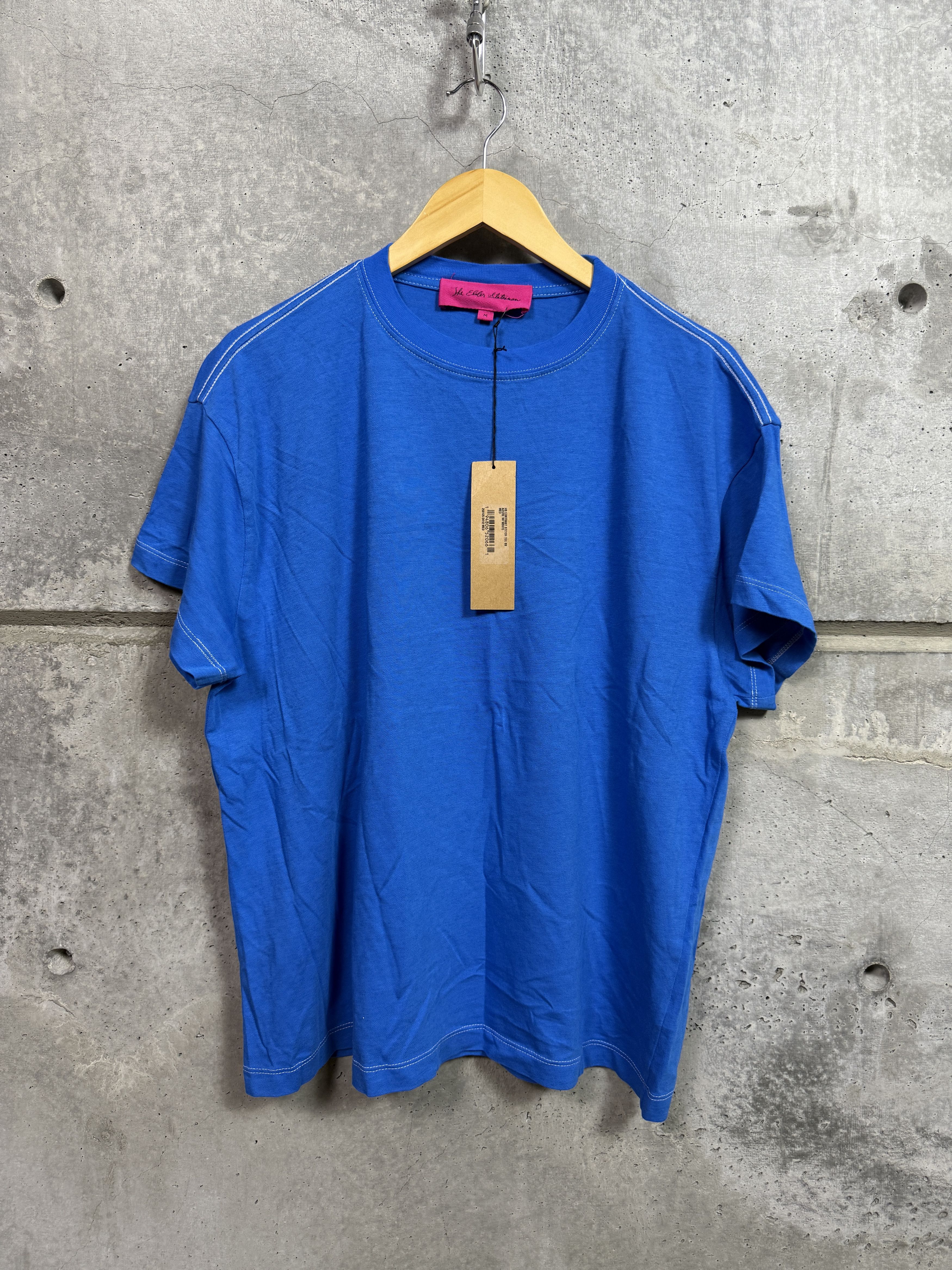 $495 The Elder Statesman Cashmere Cotton Blend T-Shirt