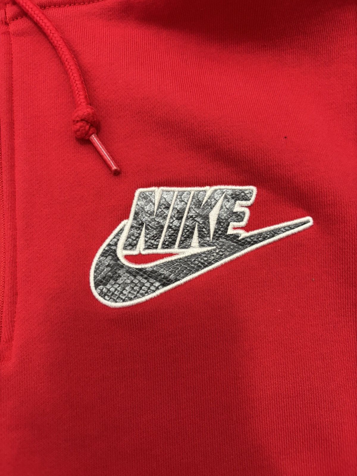 Nike × Supreme Supreme Nike Half Zip Hooded Sweatshirt Red Small Size US S / EU 44-46 / 1 - 3 Thumbnail