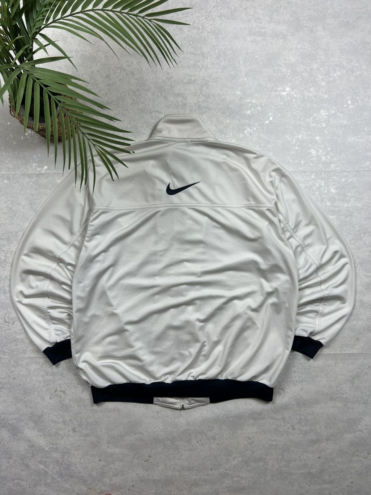 Nike 90s Nike Double Swoosh Vintage Y2K Oversized Track Jacket Size US XL / EU 56 / 4 - 1 Thumbnail