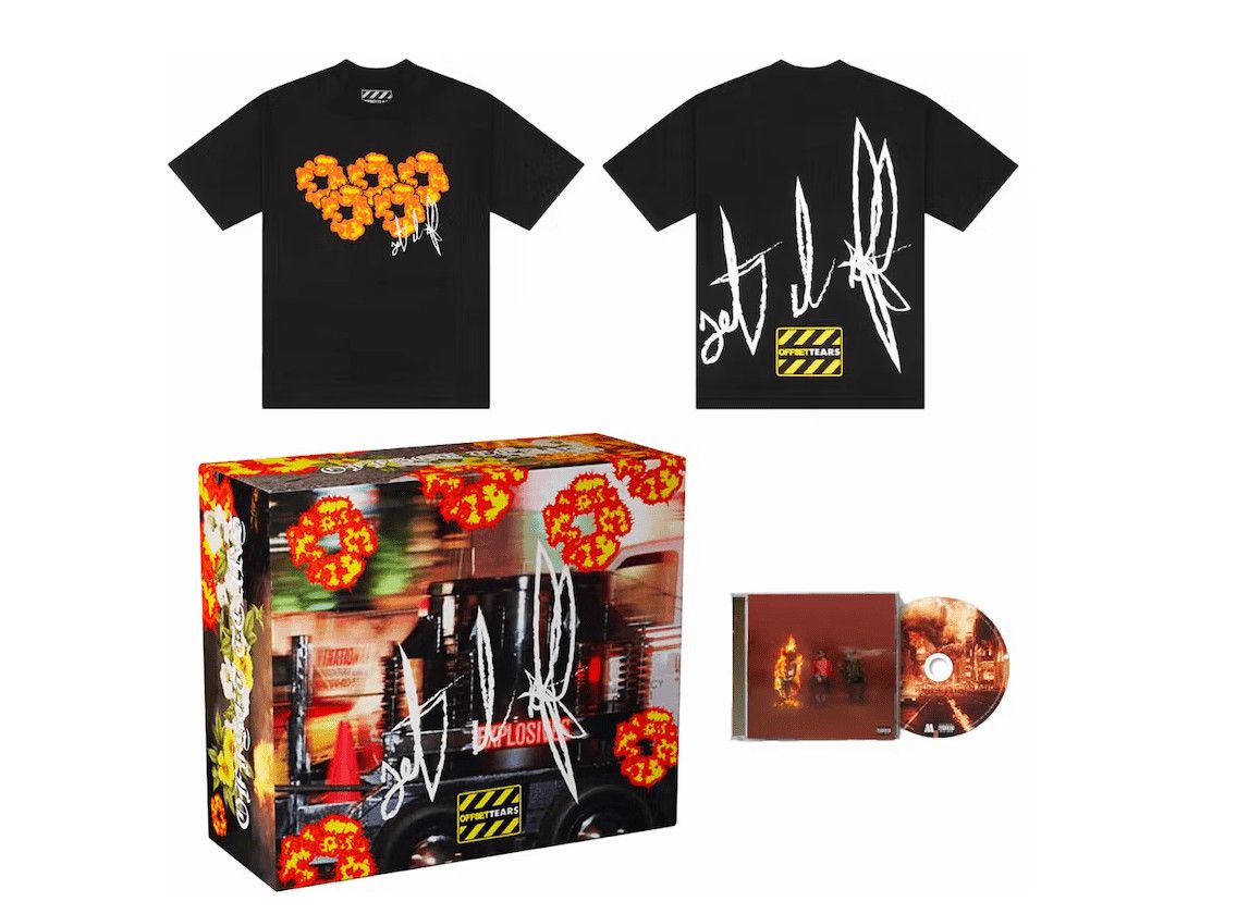 DENIM TEARS x Offset Set It Off Box Set #2 Short Sleeve Tee Shirt Black Size US L / EU 52-54 / 3 - 1 Thumbnail