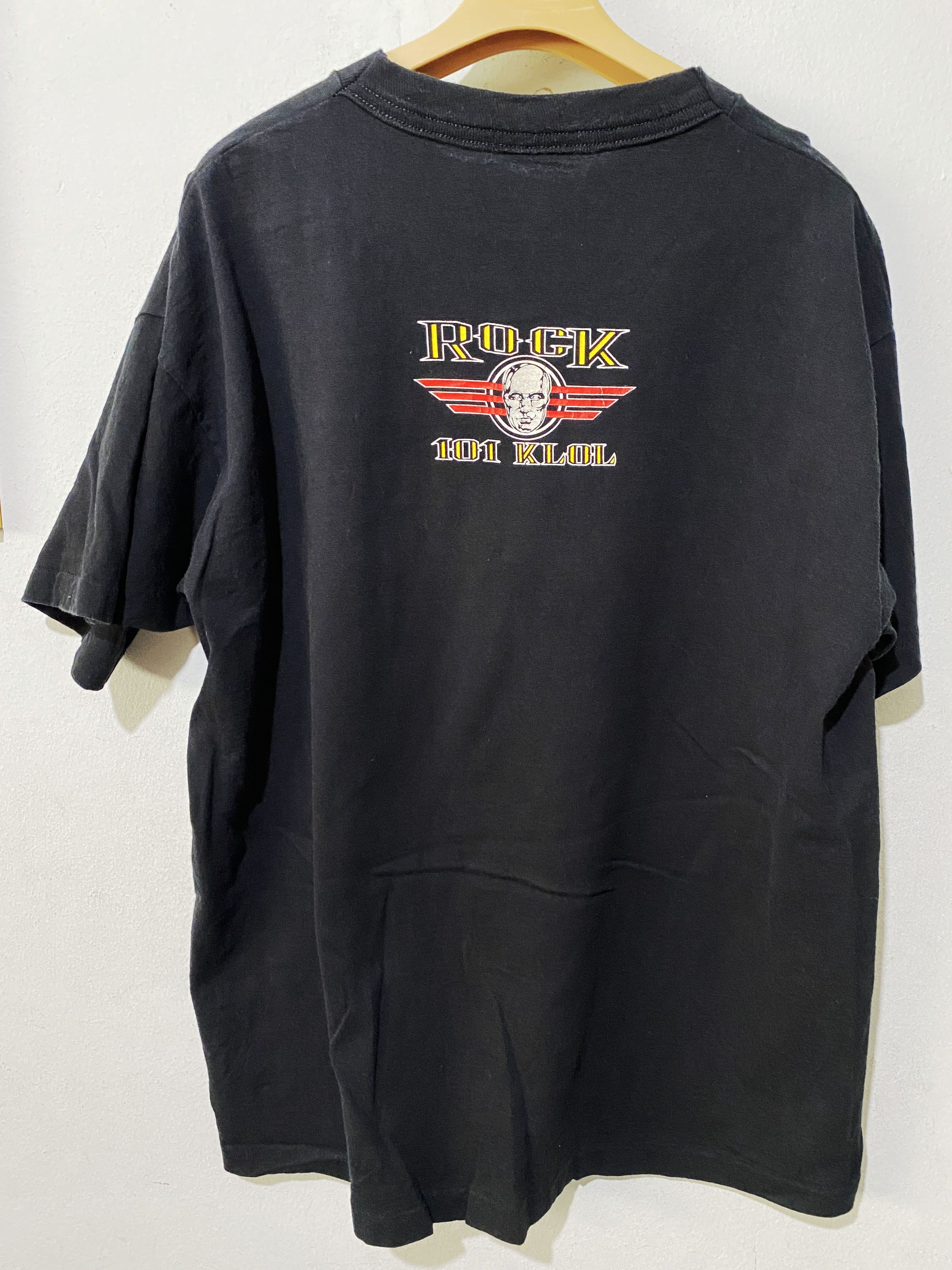 Band Tees × Vintage Vintage 90s KLOL Rock 101 Shirt Size US XL / EU 56 / 4 - 3 Thumbnail