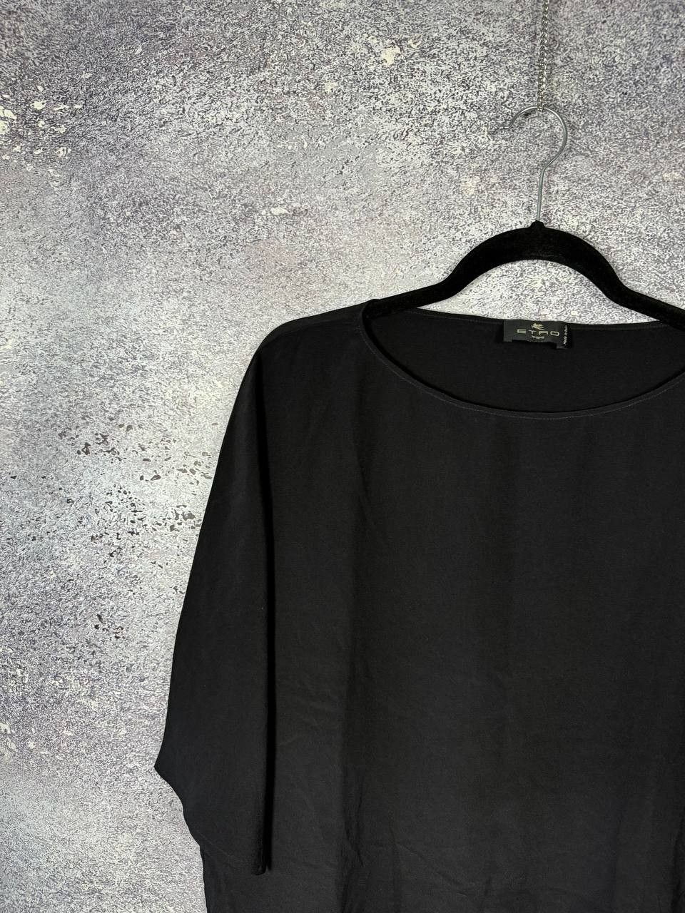Etro × Vintage Vintage ETRO Silk Oversized Wide Sleeve Top Woman Medium Size M / US 6-8 / IT 42-44 - 4 Thumbnail