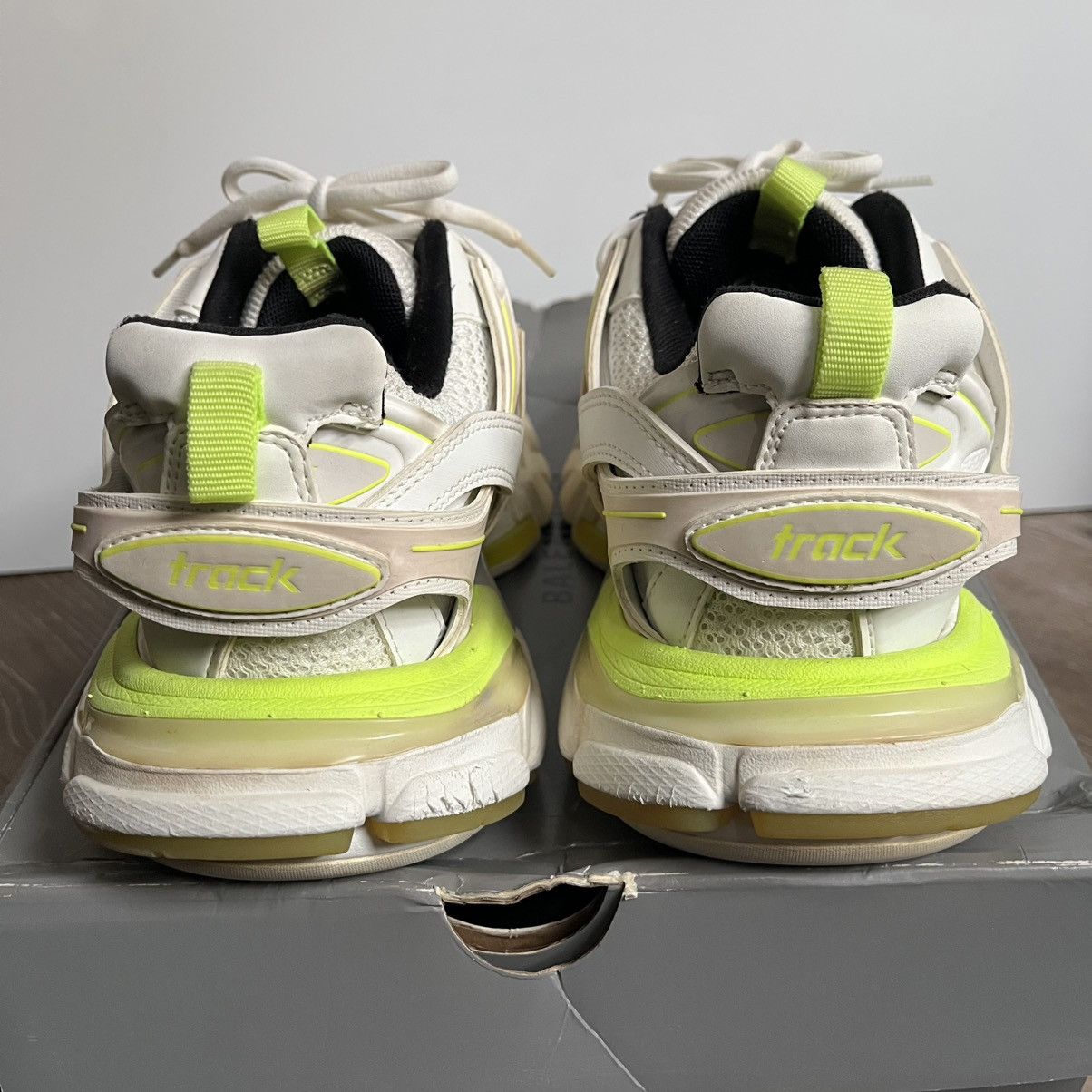 balenciaga tracks white fluo yellow