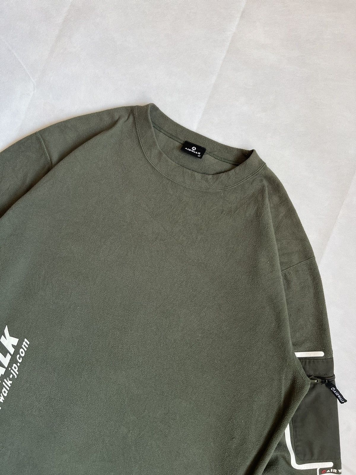 Airwalk Airwalk Japan Green Fleece Sweater Size US L / EU 52-54 / 3 - 6 Thumbnail
