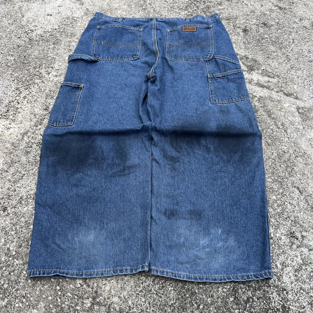 Japanese Brand “y2k style” PAINTED CARPENTER BAGGY JEANS Size US 41 - 9 Thumbnail