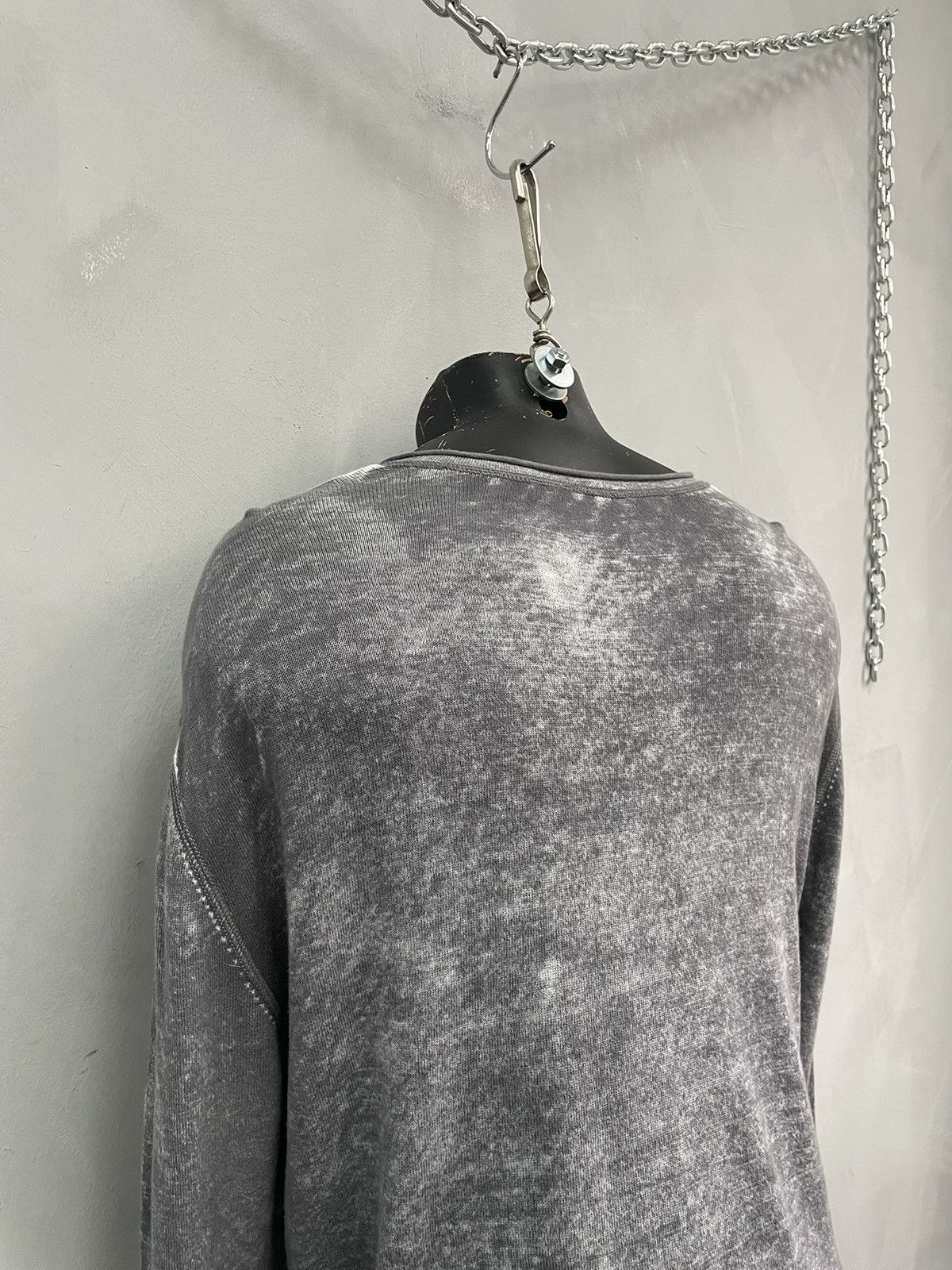 Armani Exchange Armani Exchange grey eagle print Y2K washed longsleeve Size US M / EU 48-50 / 2 - 10 Thumbnail