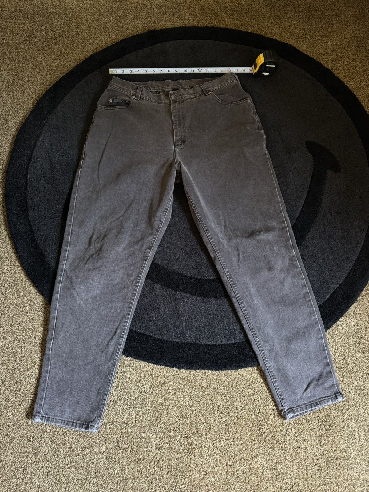 Vintage Vintage Taupe Denim Pants 34/30 Size US 34 / EU 50 - 1 Thumbnail