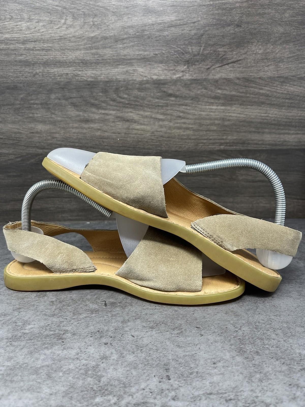 Born Born Shoes Womens Size 8 Sandals Leather Criss Cross Inlet Size US 8 / IT 38 - 7 Thumbnail