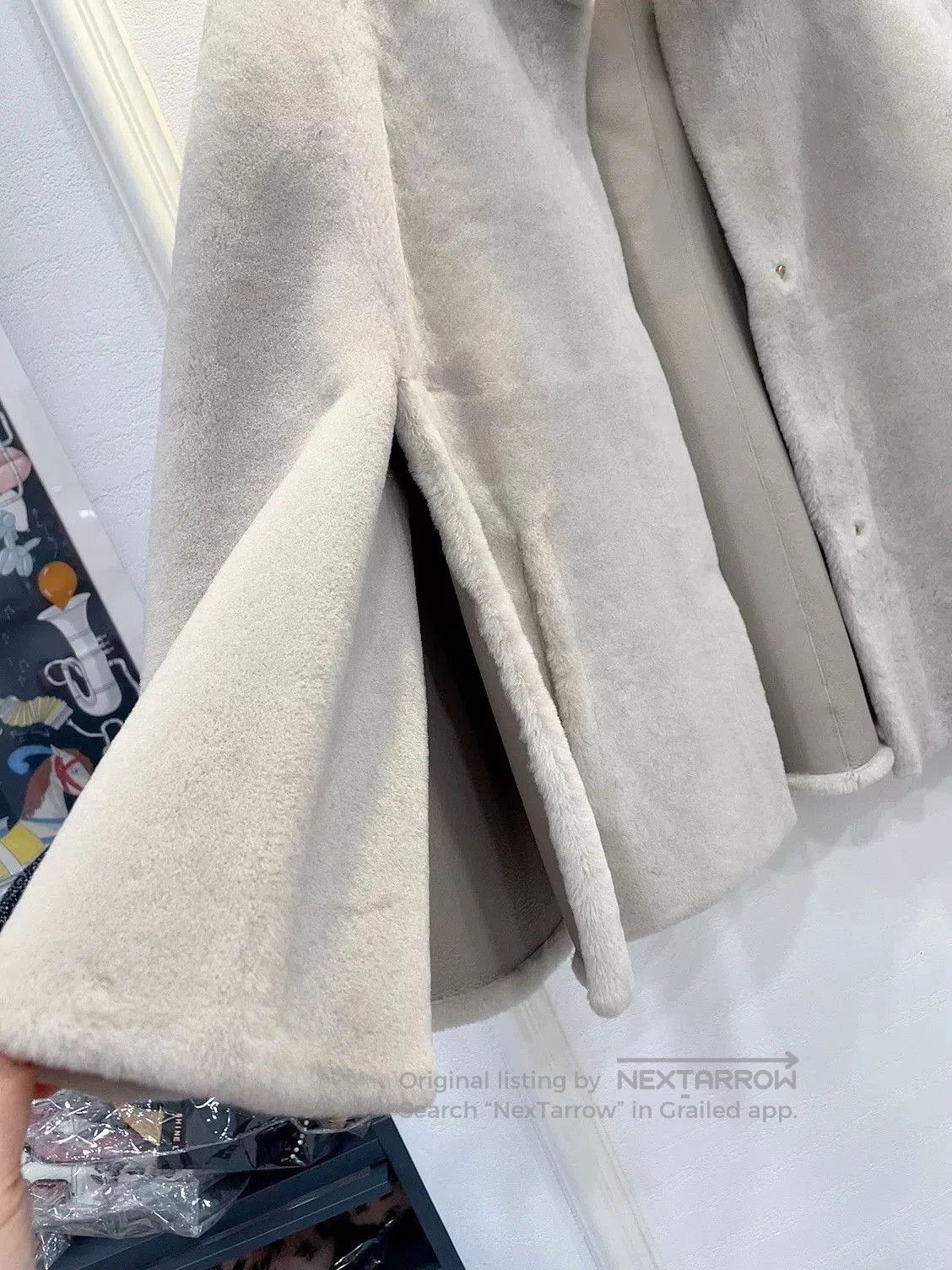 Loro Piana gray fur-lined cape by Loro Piana. Size US S / EU 44-46 / 1 - 5 Thumbnail