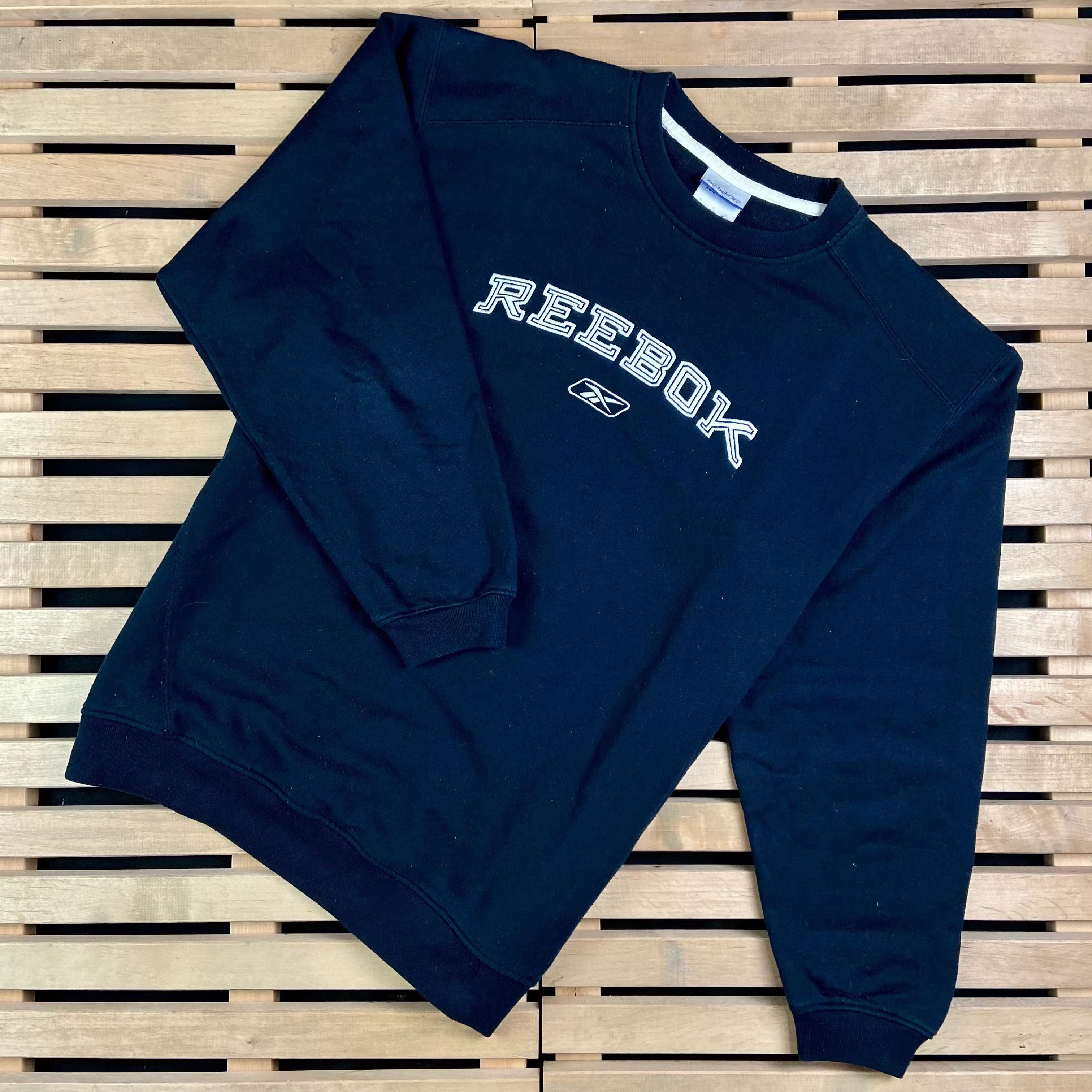 Reebok × Vintage Mens Sweatshirt Reebok Vintage Big Logo Size XL Size US XL / EU 56 / 4 - 1 Thumbnail