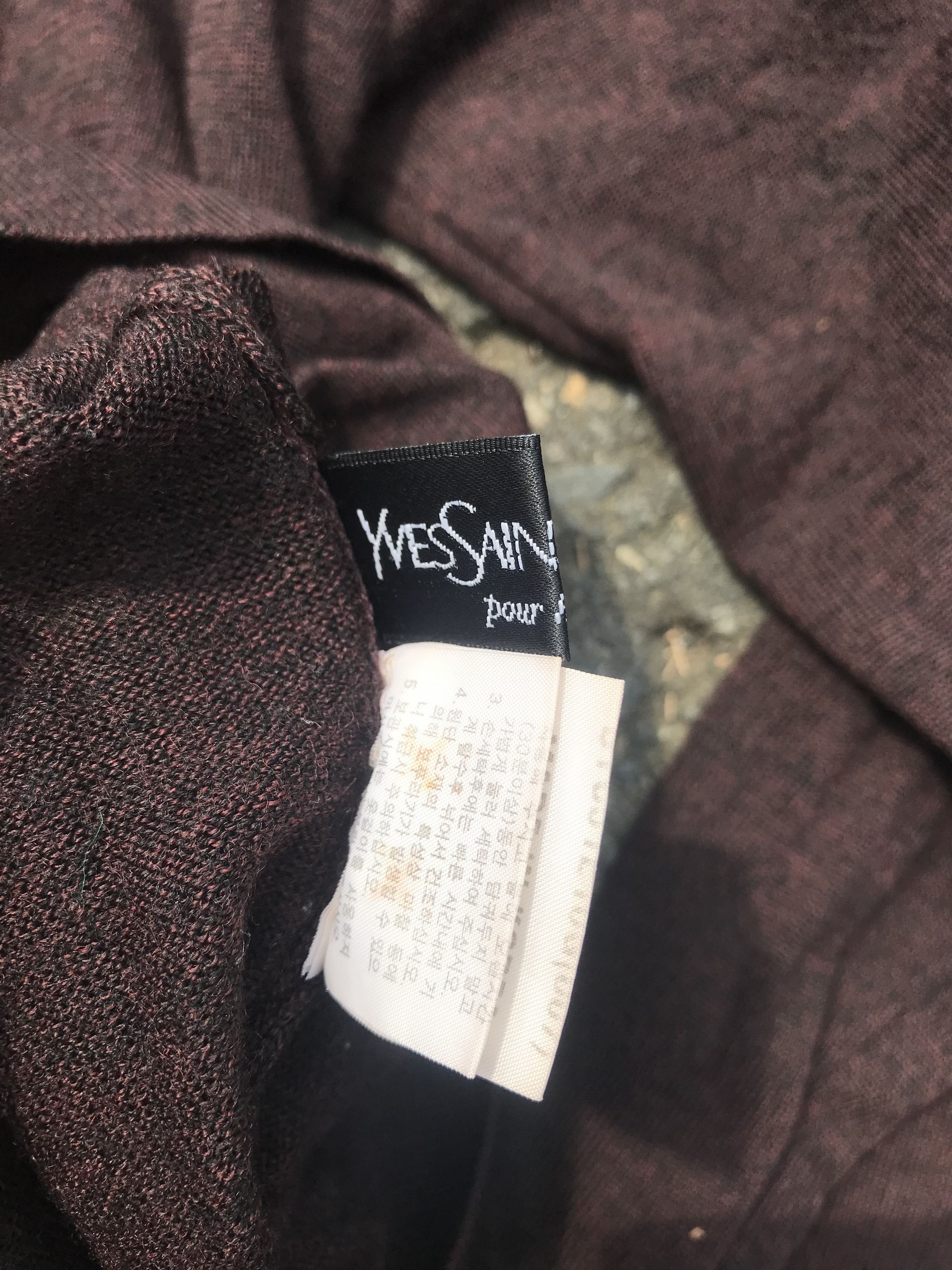 Saint Laurent Paris × Vintage × Yves Saint Laurent Vintage ysl yves saint laurent knitwear sweater Size US S / EU 44-46 / 1 - 5 Thumbnail