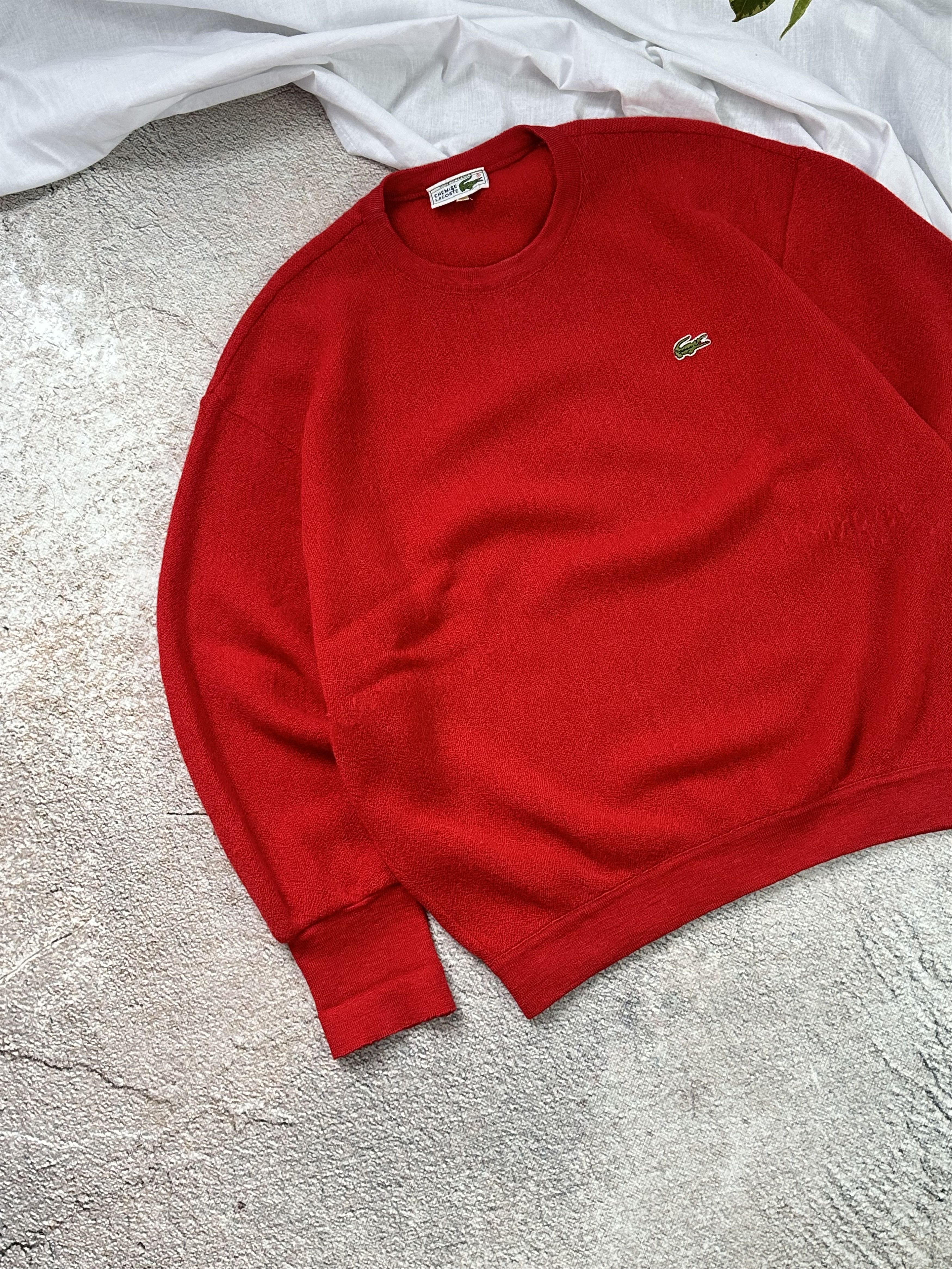 Lacoste × Vintage Lacoste wool sweater boxy fit Size US L / EU 52-54 / 3 - 2 Thumbnail