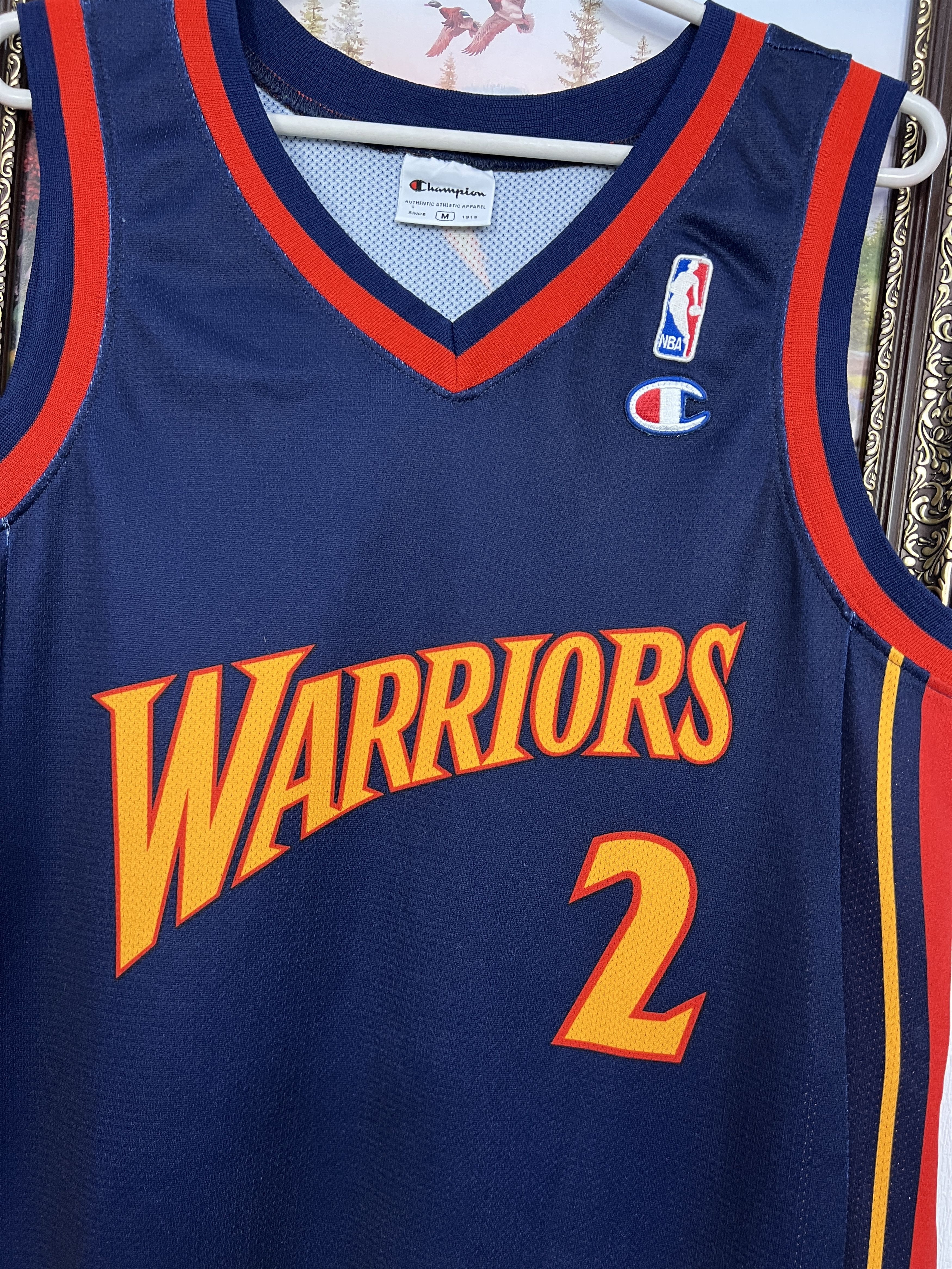 Champion Vintage Champion Golden State Warriors Jersey NBA #2 Pietrus Size US M / EU 48-50 / 2 - 3 Thumbnail