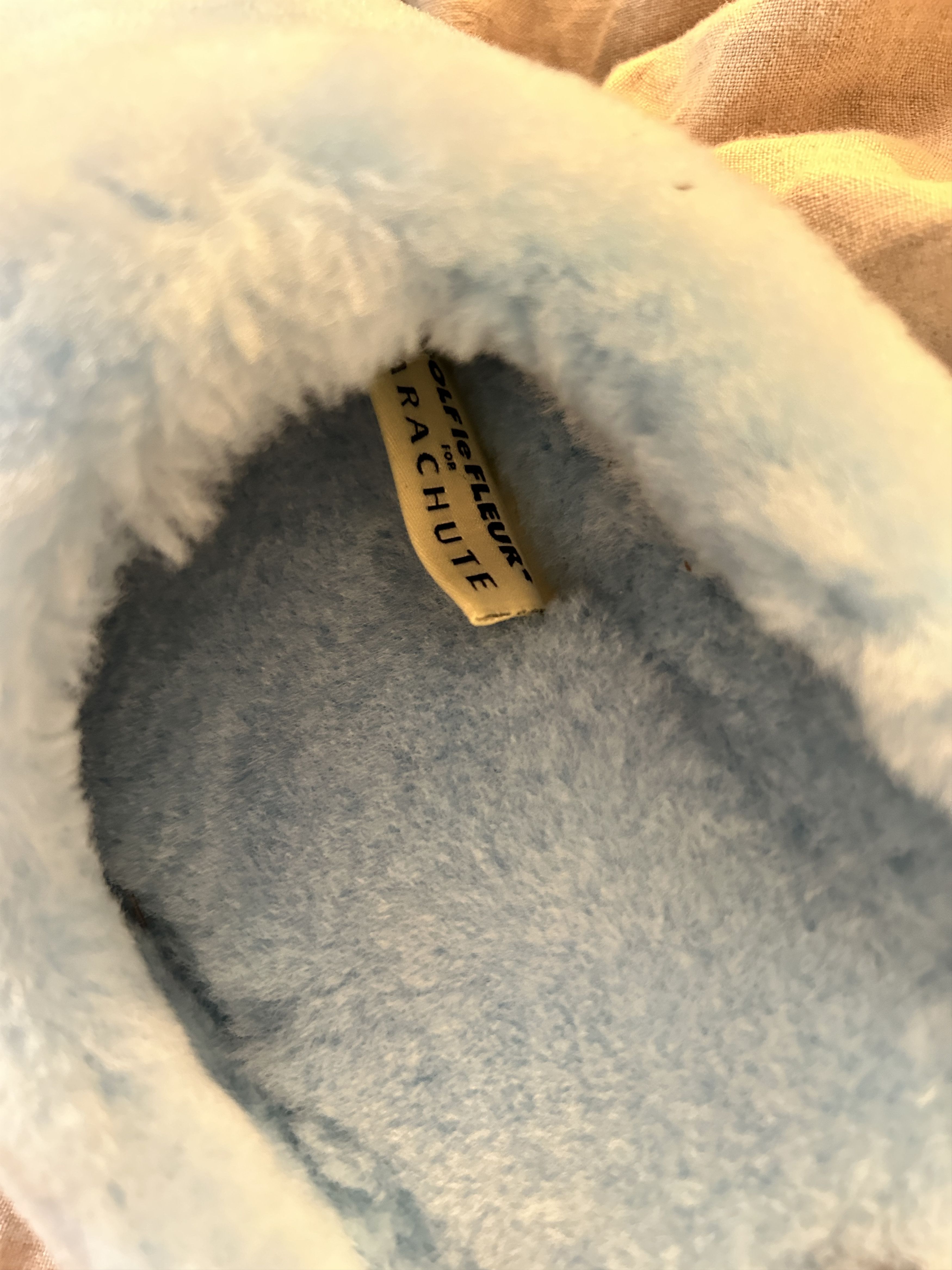 Golf le Fleur SHEARLING WOOL SLIPPERS GENEVA BLUE Size US 10 / EU 43 - 5 Thumbnail