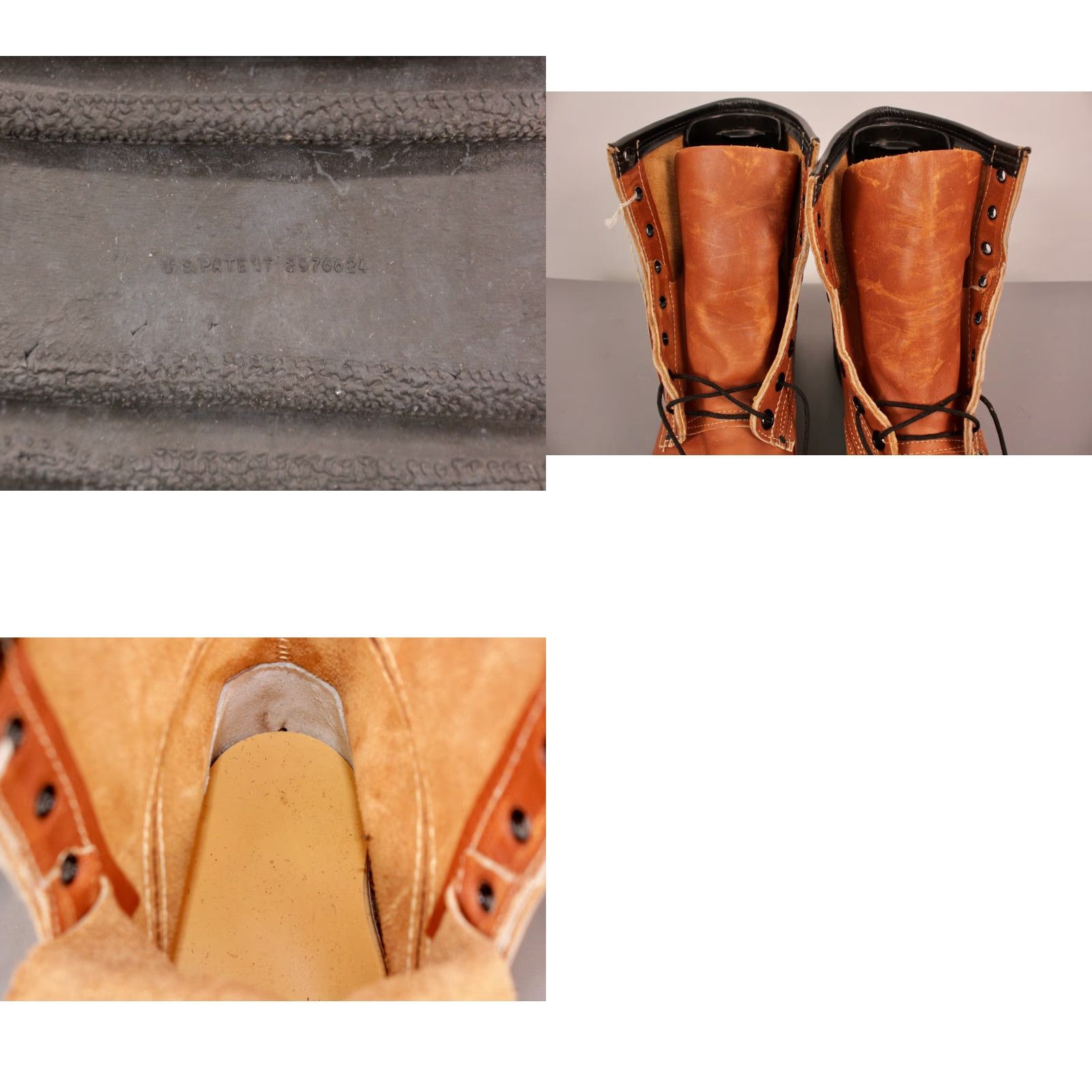 Nautica VINTAGE Utica Boots Boots Outdoor Mens 9 EEE Brown 1970s VTG Utica Brown Hunting / Outdoor Work Boots 9 EEE Mens Size US 9 / EU 42 - 9 Thumbnail
