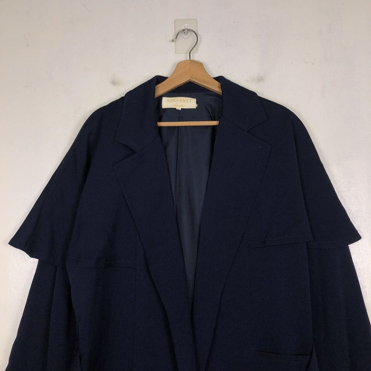 Designer 📌VINTAGE HEAVY JACKET DOUBLE LAYER BREAST NINA RICCI Size US M / EU 48-50 / 2 - 5 Thumbnail