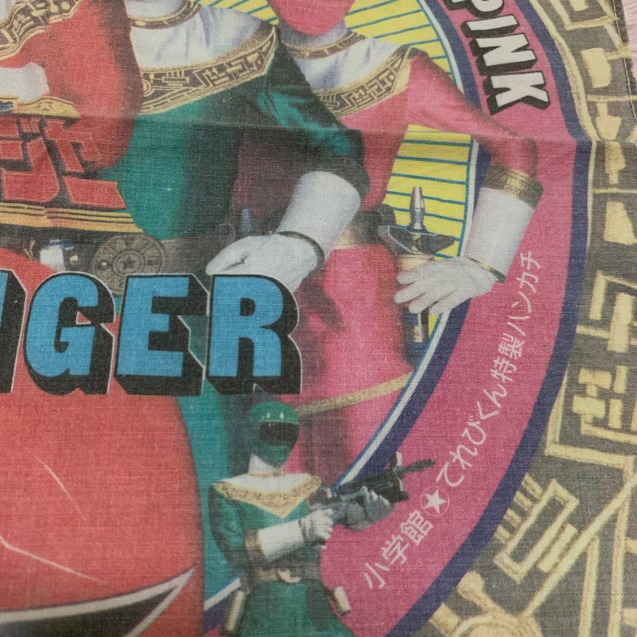 Japanese Brand × Vintage Vintage Chouriki Sentai Ohranger 1995 Handkerchief Bandana Size ONE SIZE - 3 Thumbnail
