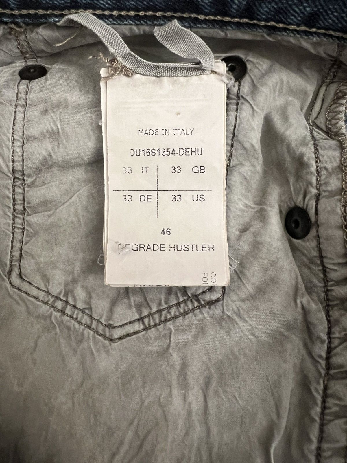 Rick Owens × Rick Owens Drkshdw Rick Owens „Hustler“ ombre torrance cut denim Size US 33 - 4 Thumbnail