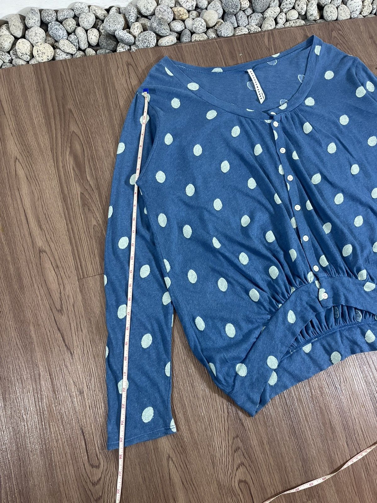 Issey Miyake Sunao Kuwahara Vintage Polkadot Loose Cardigan Size US M / EU 48-50 / 2 - 9 Thumbnail