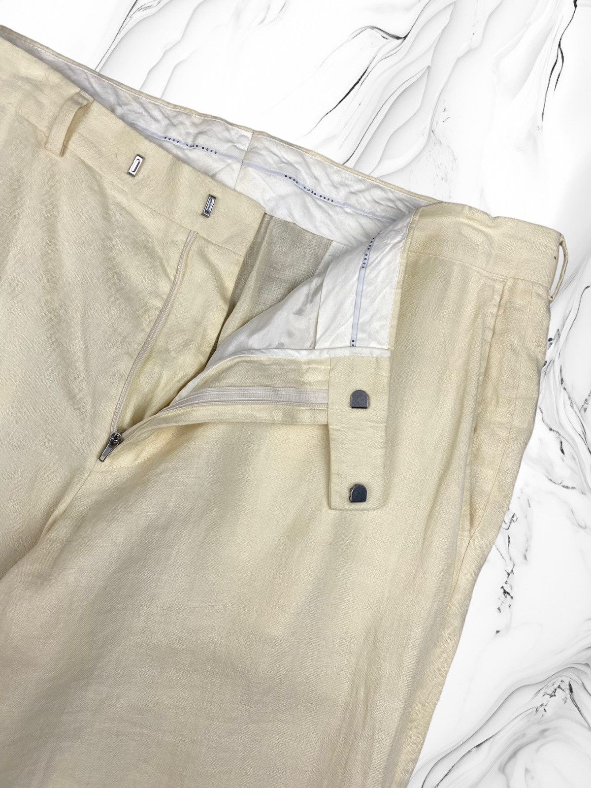 Hugo Boss Vintage Hugo Boss Linen Casual Pants Size US 36 / EU 52 - 4 Thumbnail
