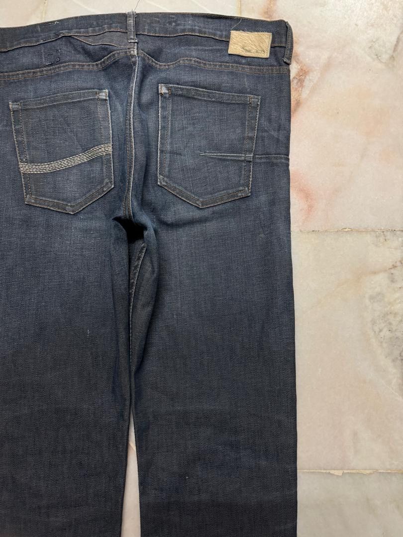 Vintage 💥Sick Jeans💥90s Style Sicko Denim Rusty Mudwash Thrashed Size US 35 - 17 Thumbnail