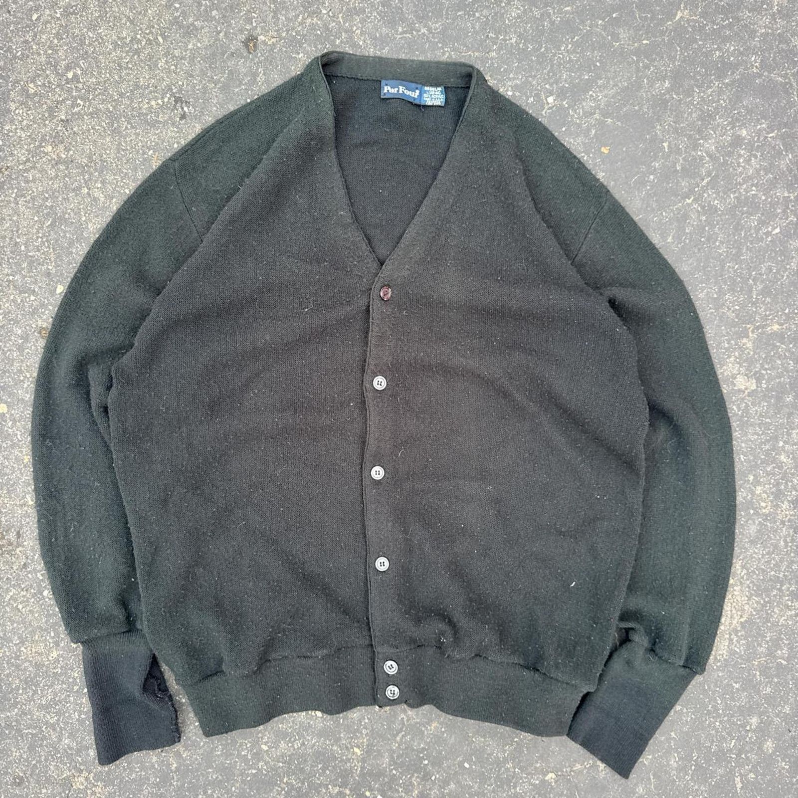 Vintage Vintage 80s Par Four Acrylic Knit Cardigan Size Large Size US L / EU 52-54 / 3 - 1 Thumbnail