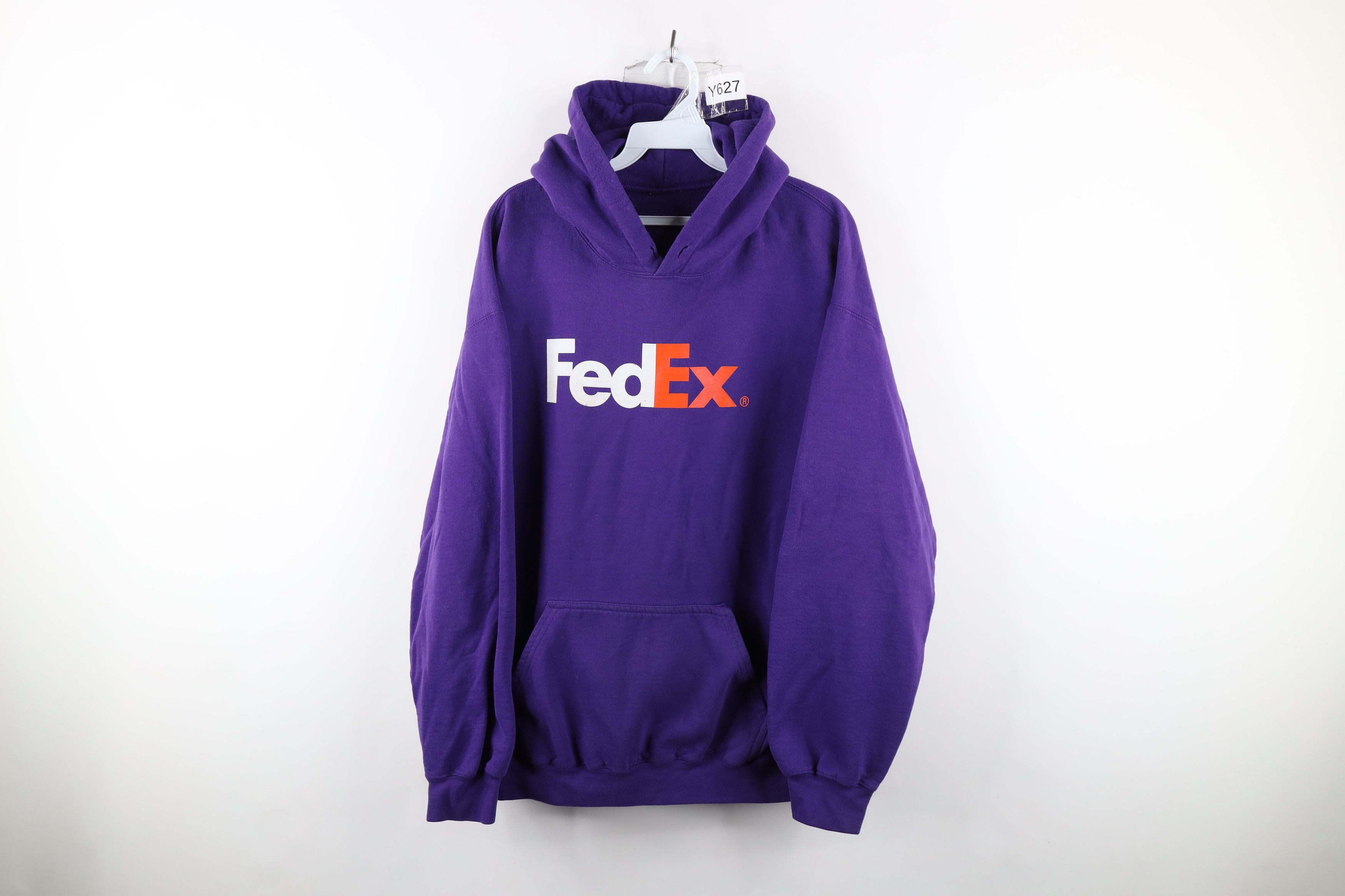 Vintage Vintage FedEx Spell Out Hoodie Sweatshirt Purple Grailed