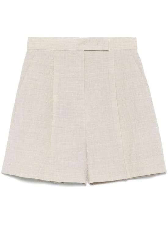 Max Mara MAX MARA Women Shorts & Burmudas 11141033600 001 Beige Size 27" / US 4 / IT 40 - 1 Thumbnail