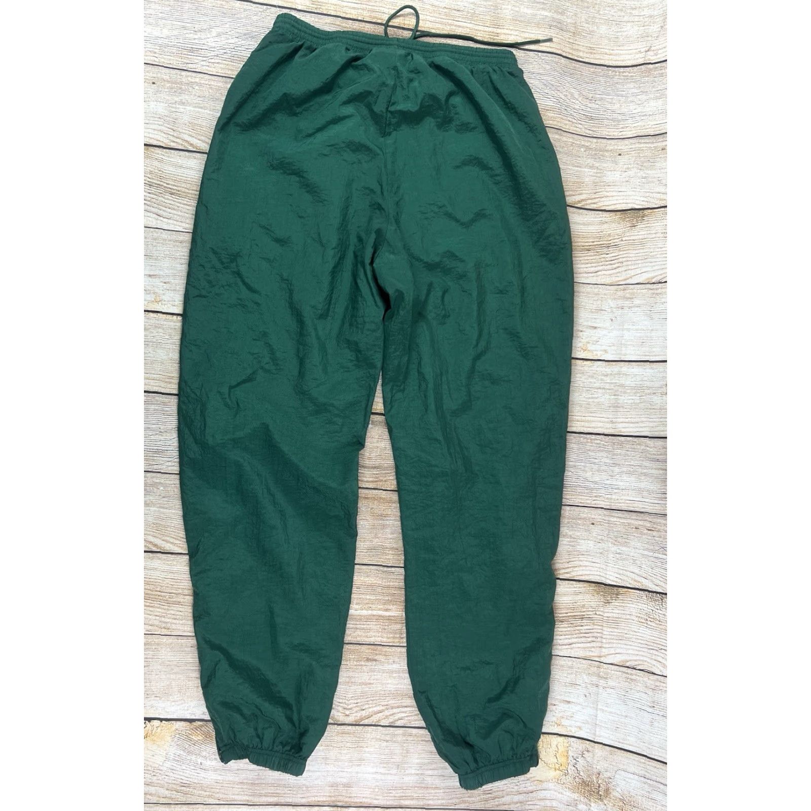 Reebok VINTAGE 90s Reebok Windbreaker Jogger Track Pants Green Size L Mens Size US 33 - 2 Thumbnail