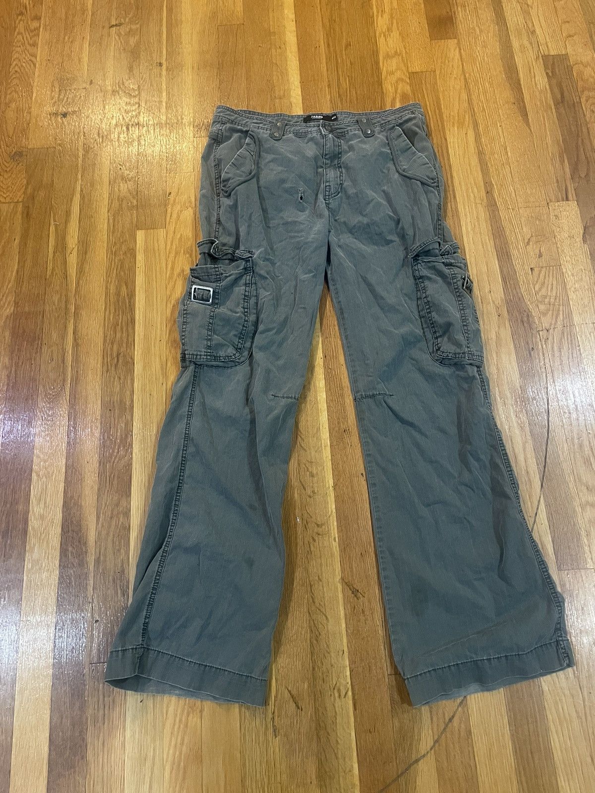 Jaded London Green Khaki Cargos Size US 34 / EU 50 - 4 Thumbnail