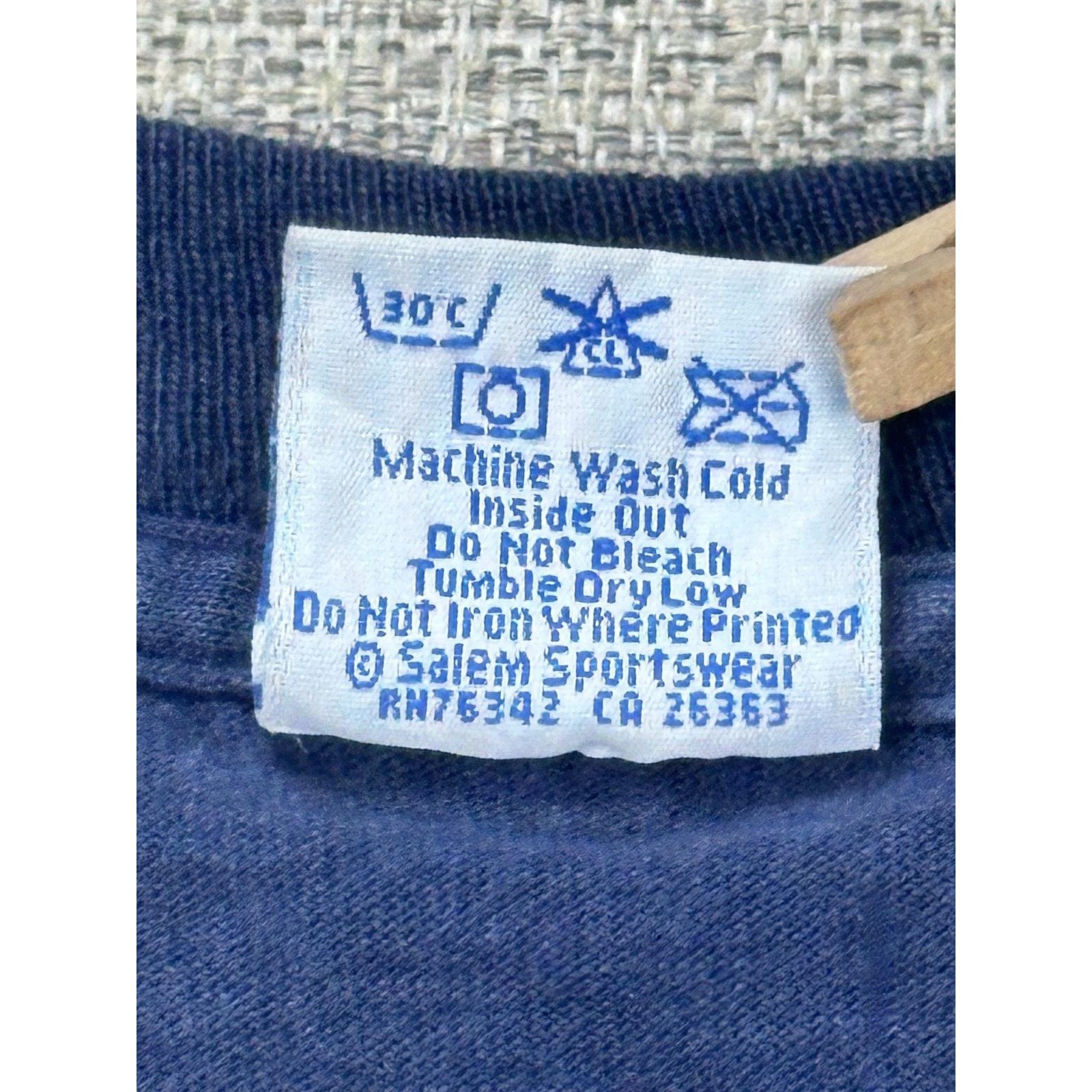 Salem Sportswear Georgetown Hoyas Shirt XL USA Single Stitched Salem 90s AOP Size US XL / EU 56 / 4 - 11 Thumbnail